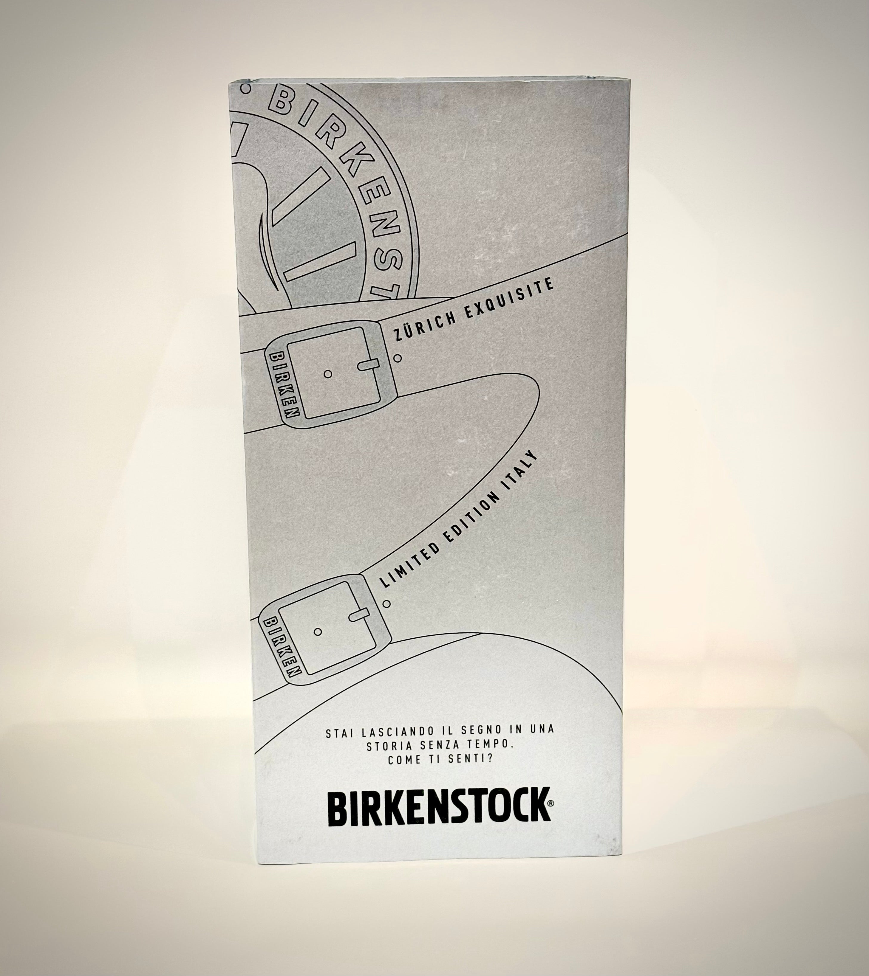 BIRKENSTOCK ZURICH SUEDE LEATHER LATTE CREAM LIMITED EDITION ITALY