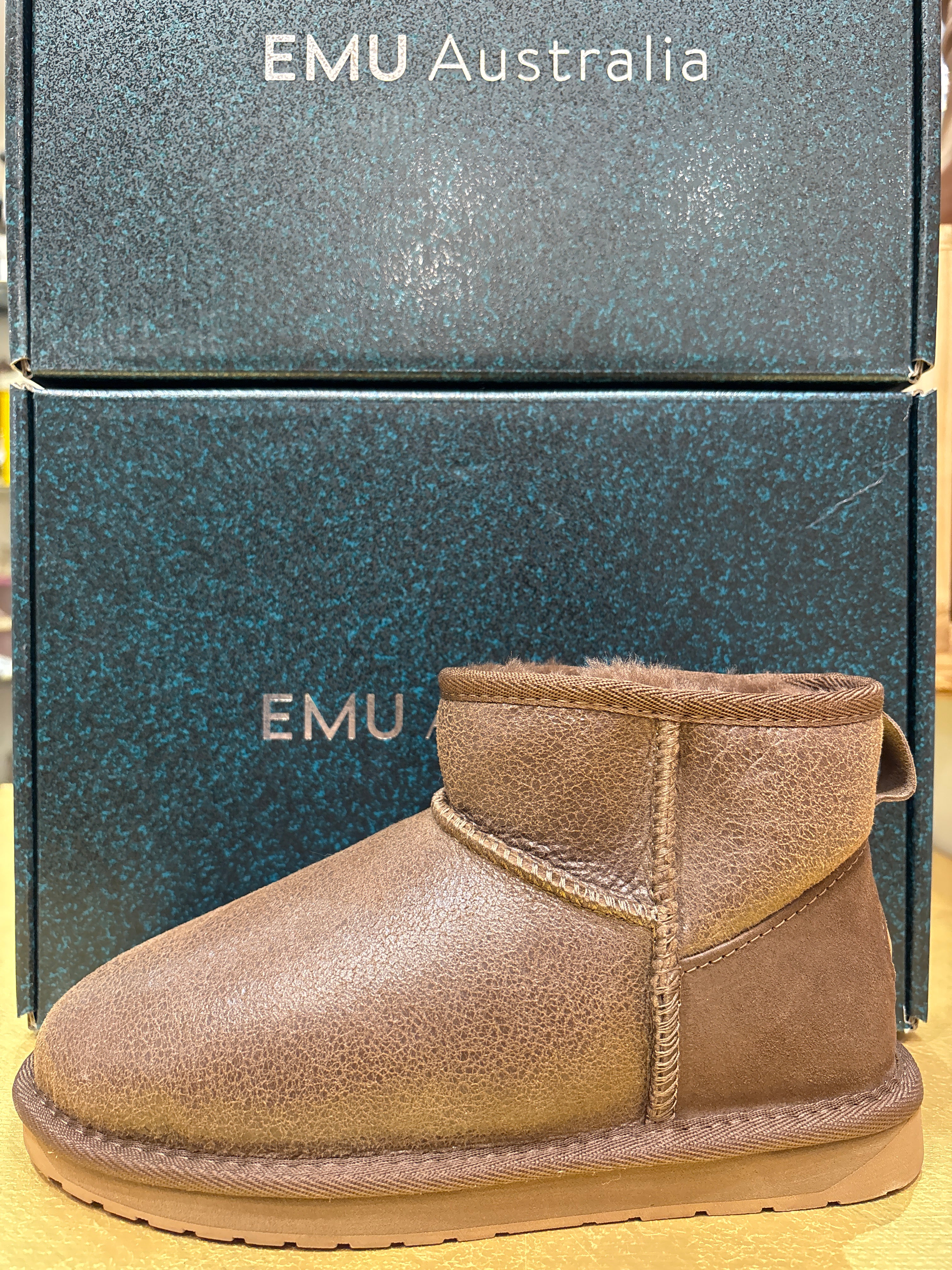 EMU STINGER MICRO AVIATOR OAK PELLE MARRONE