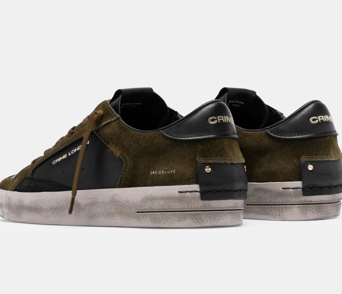 CRIME LONDON SNEAKER SKATE BLACK TIMBER 10107AA9