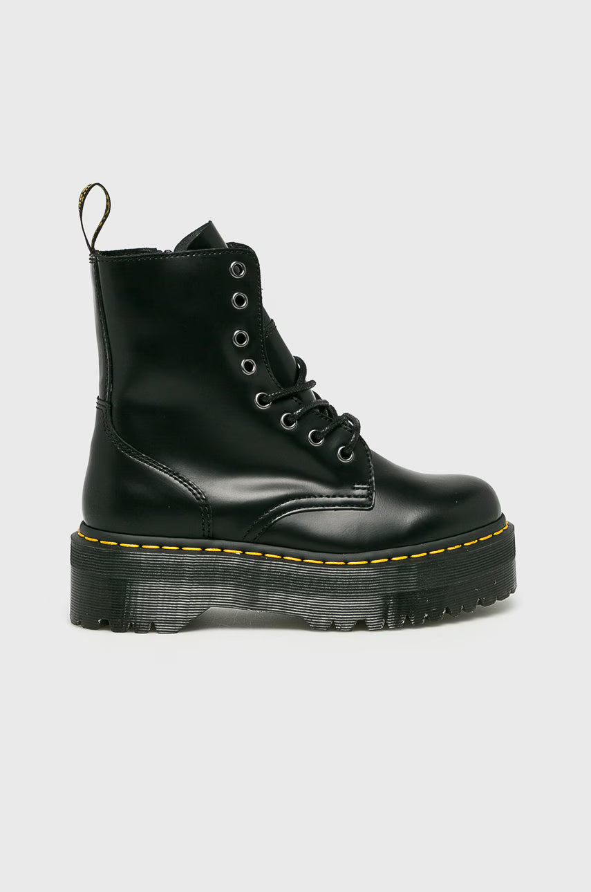 DR. MARTENS JADON BLACK POLISHED SMOOTH