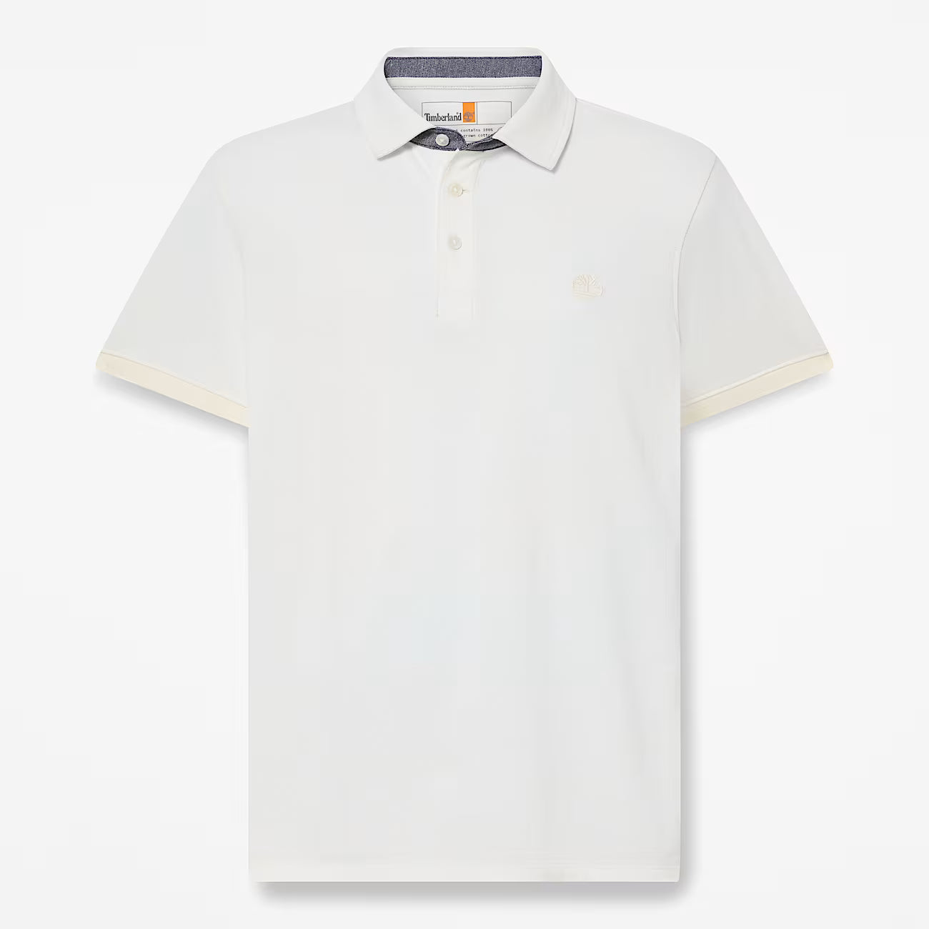 TIMBERLAND POLO MANICA CORTA OXFORD BIANCO