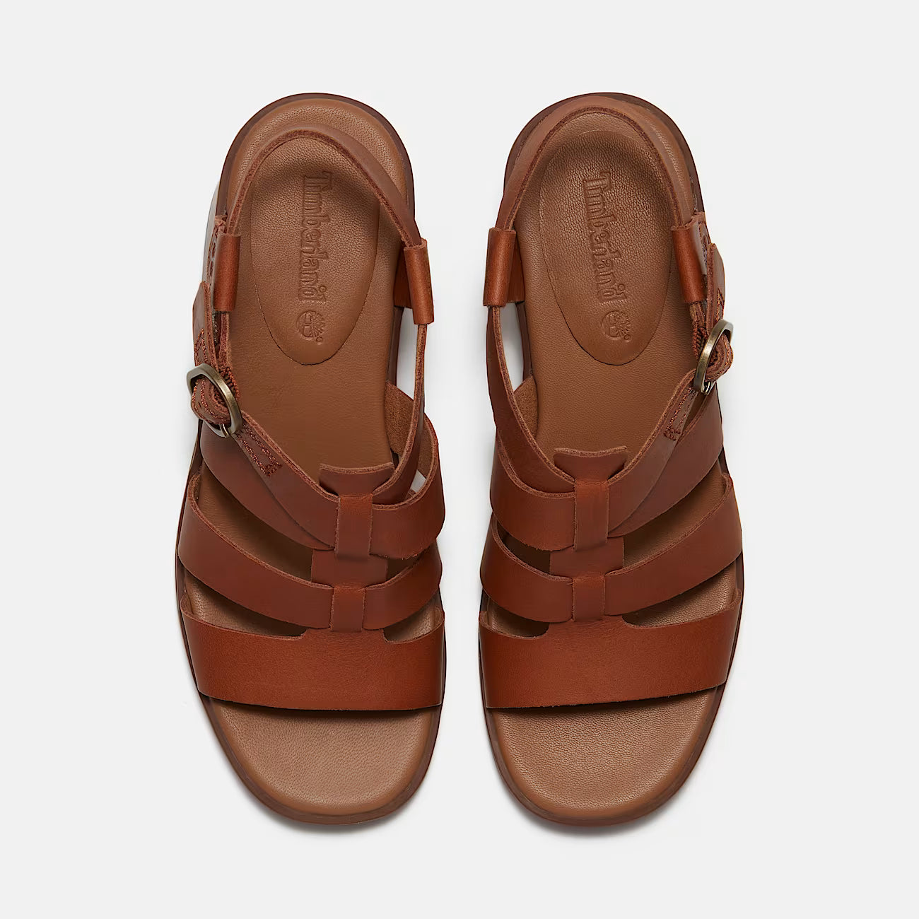 TIMBERLAND SANDALO fisherman MEDIUM BROWN FULL GRAIN