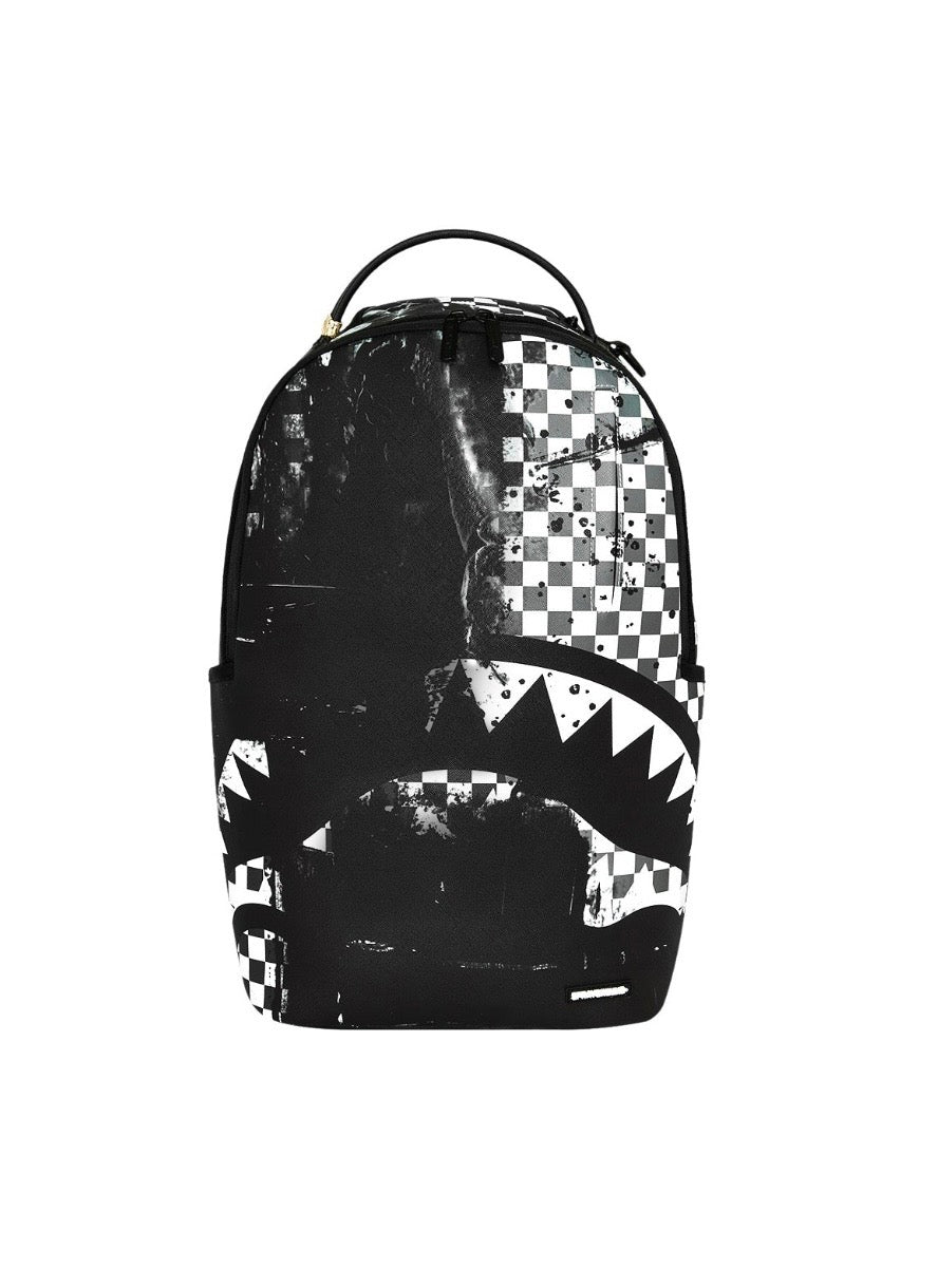 Sprayground ZAINO PAINTED OVER CHECK BACKPACK