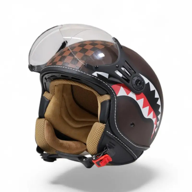 SPRAYGROUND CASCO SHARKS IN PARIS BROWN