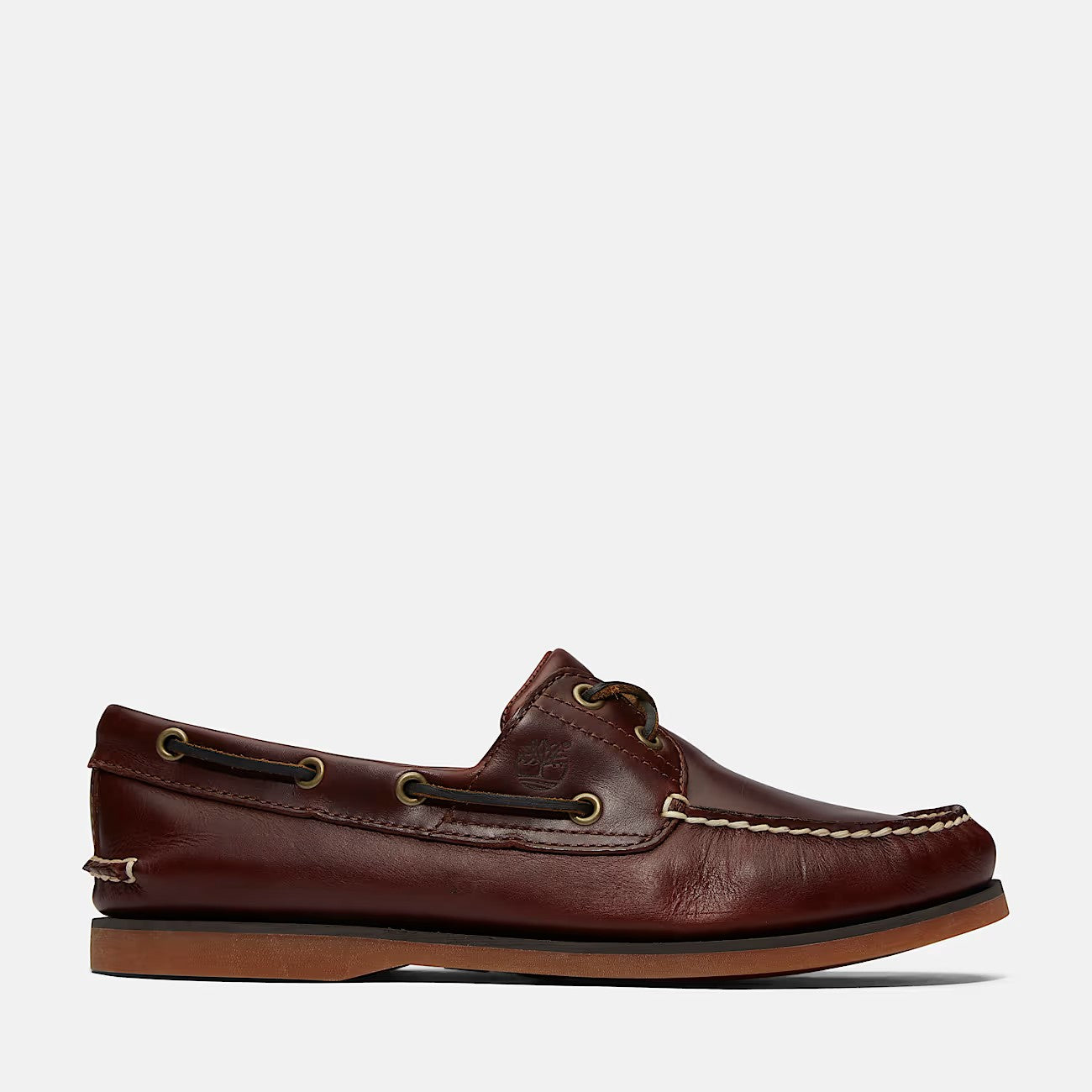 TIMBERLAND VELA CLASSIC BOAT SHOE BROWN ( BORDO') SUOLA MIELE