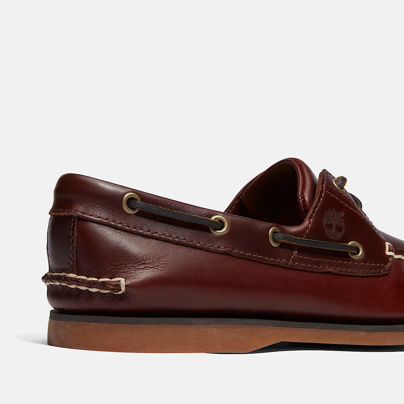 TIMBERLAND VELA CLASSIC BOAT SHOE BROWN ( BORDO') SUOLA MIELE