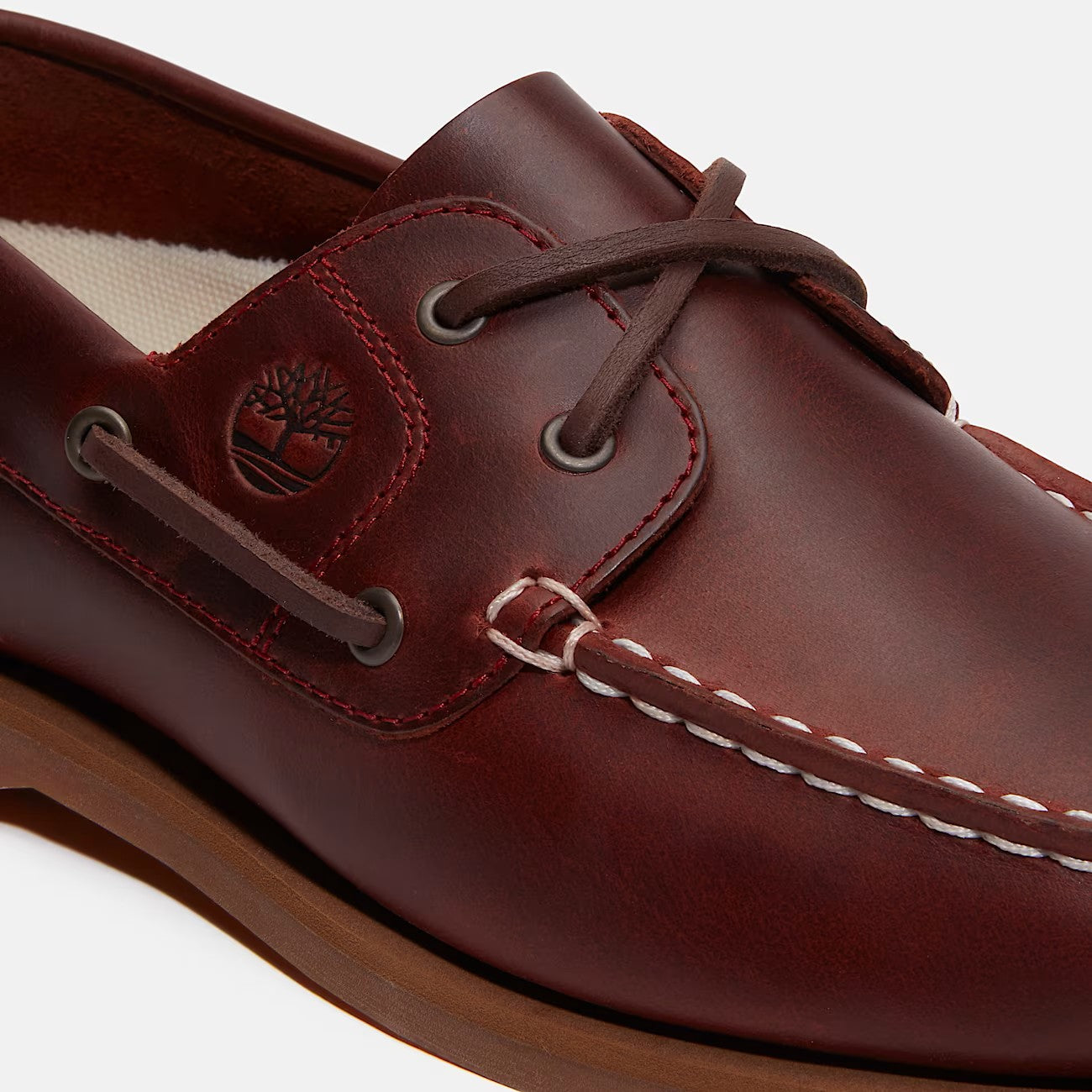 TIMBERLAND VELA CLASSIC BOAT SHOE BURGUNDY FULL GRAIN