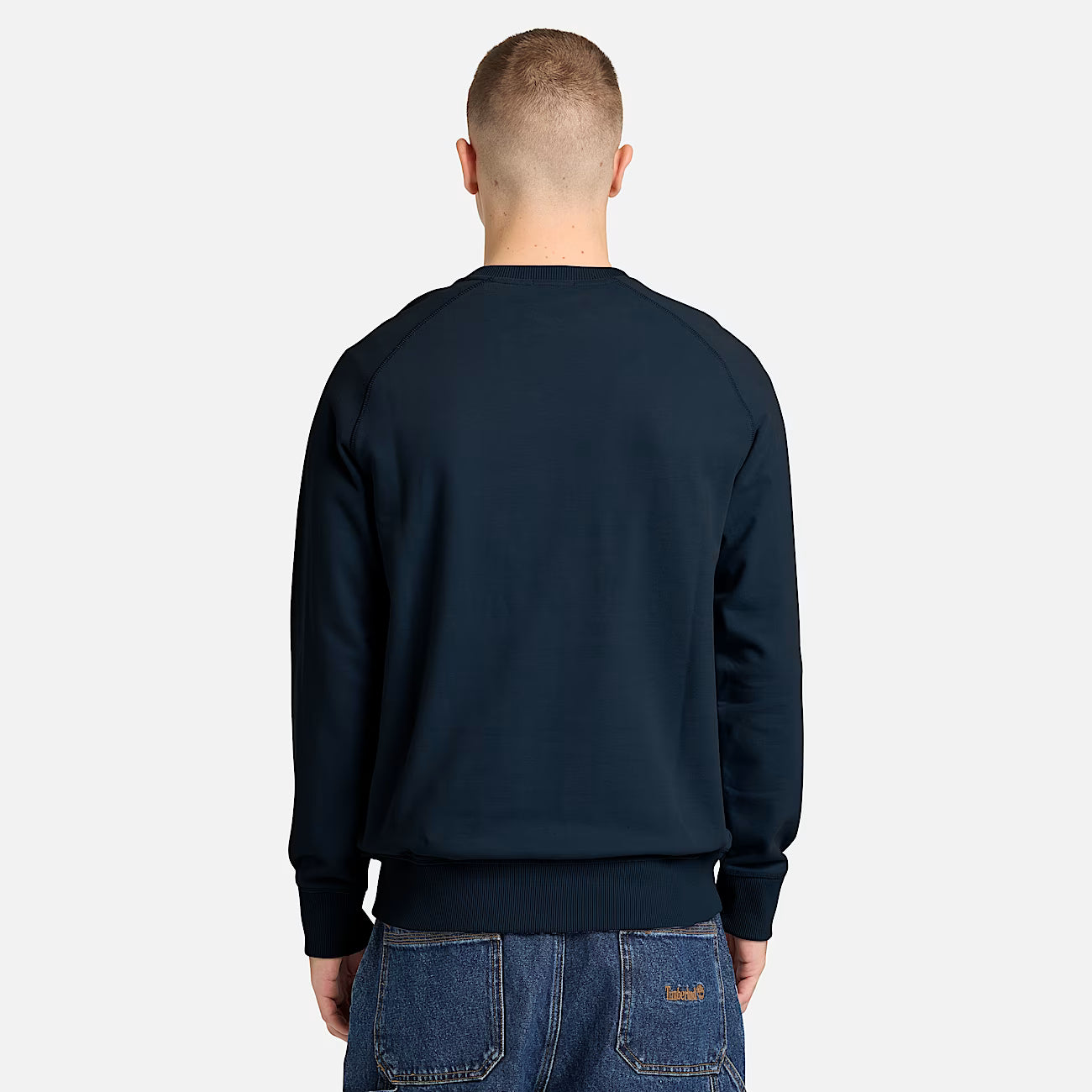 TIMBERLAND Felpa Girocollo estiva da Uomo in blu scuro