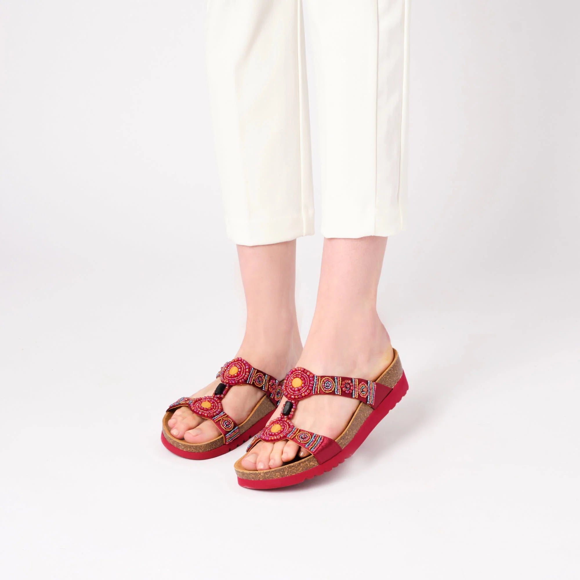 SCHOLL NEW BOGOTA WEDGE ROSSO