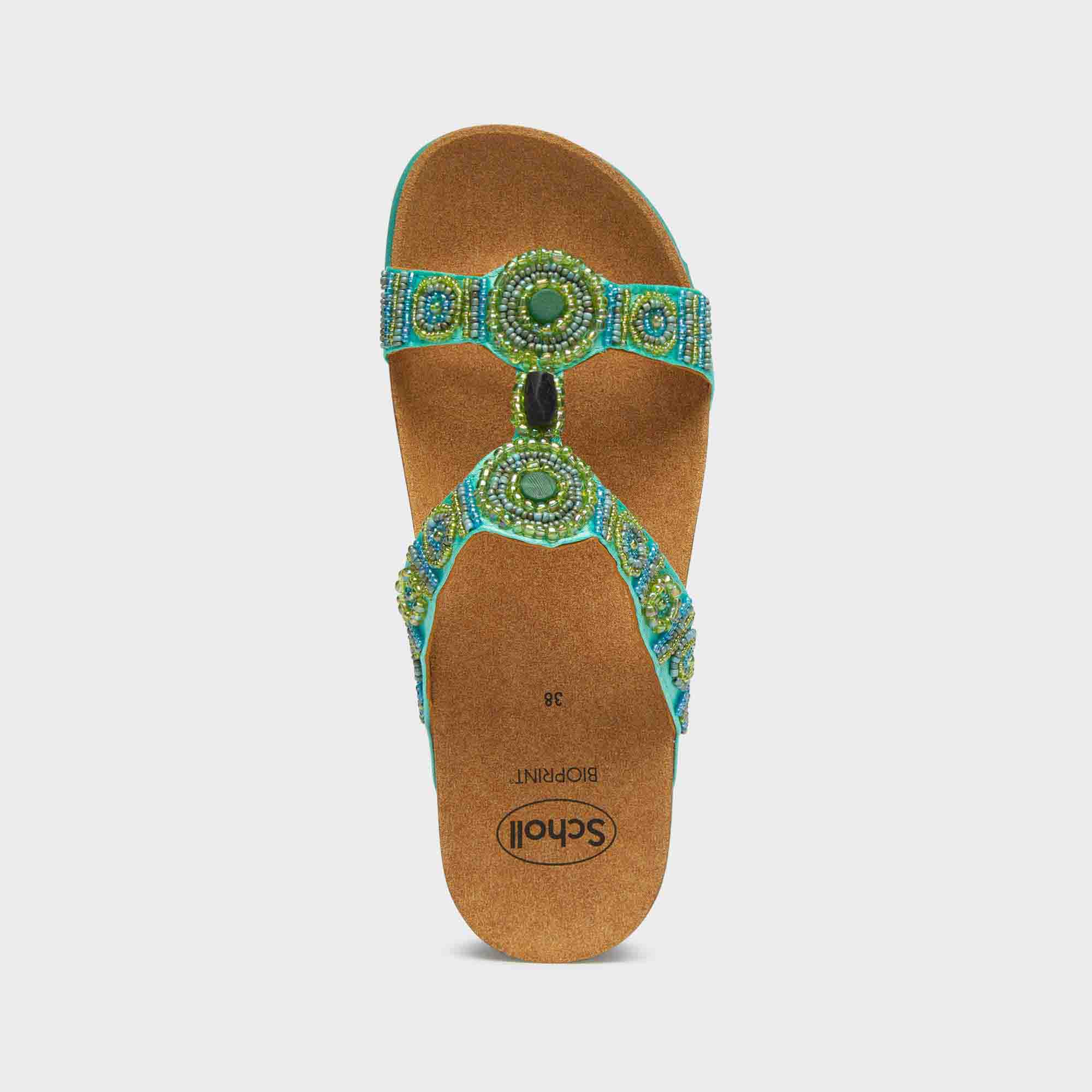 SCHOLL NEW BOGOTA WEDGE SMERALDO