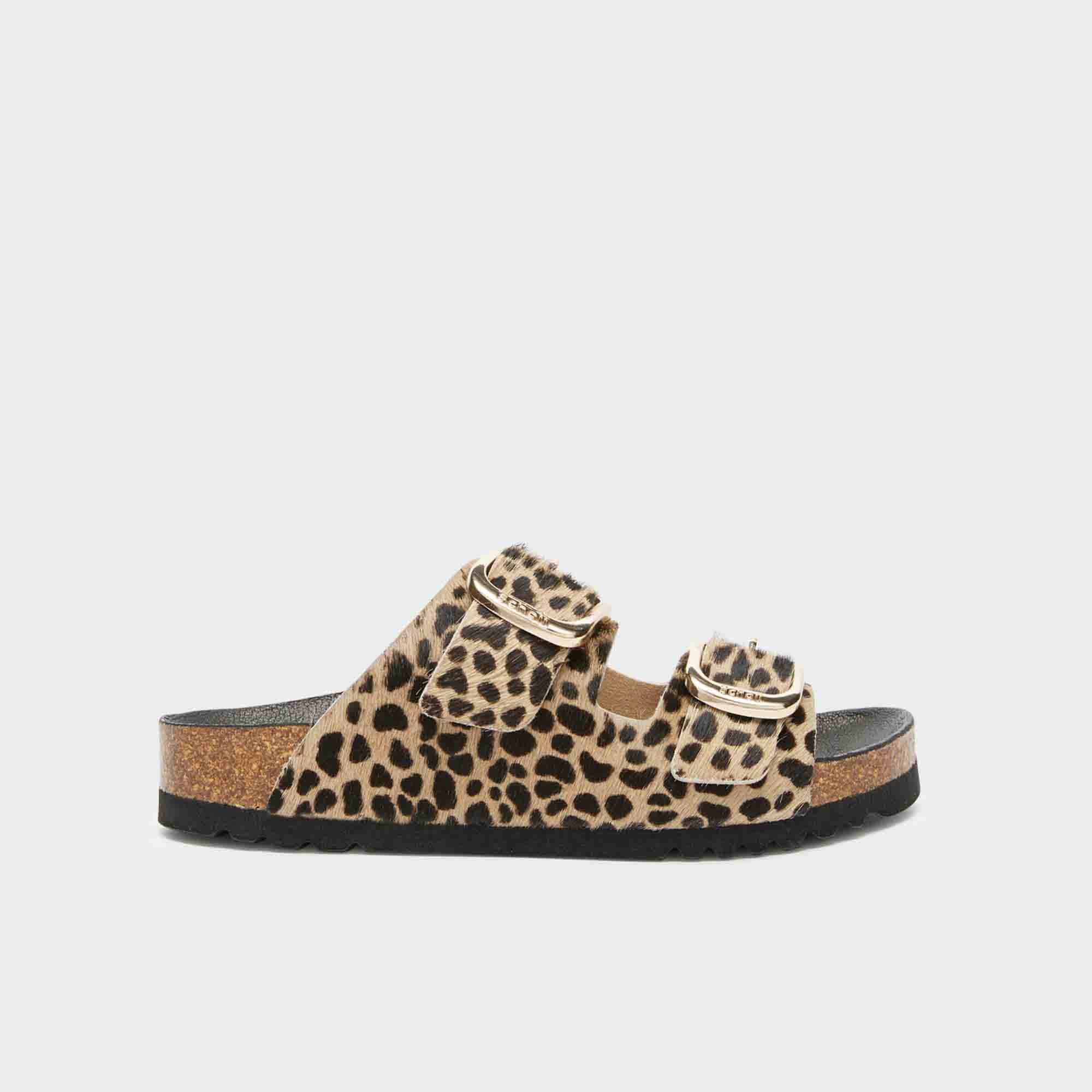 SCHOLL SABOT NOELLE LEOPARDO