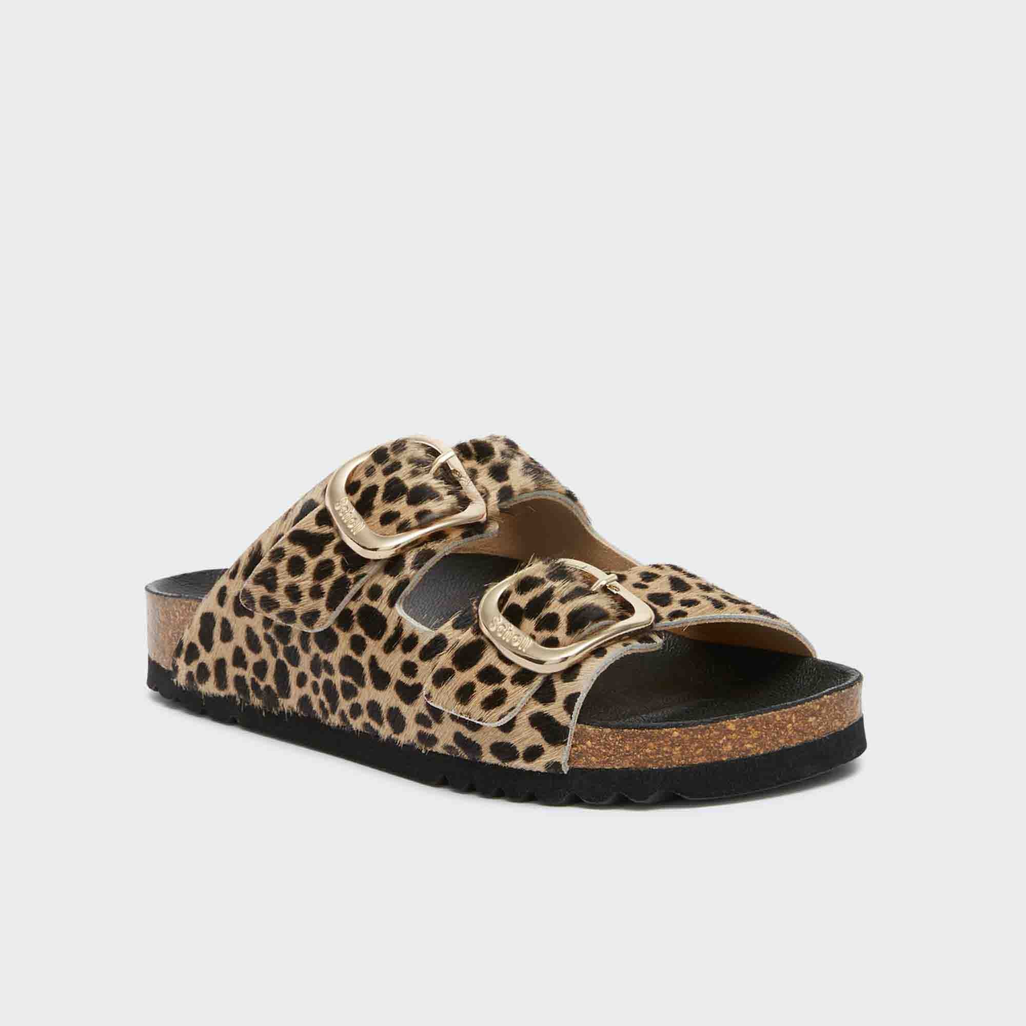 SCHOLL SABOT NOELLE LEOPARDO