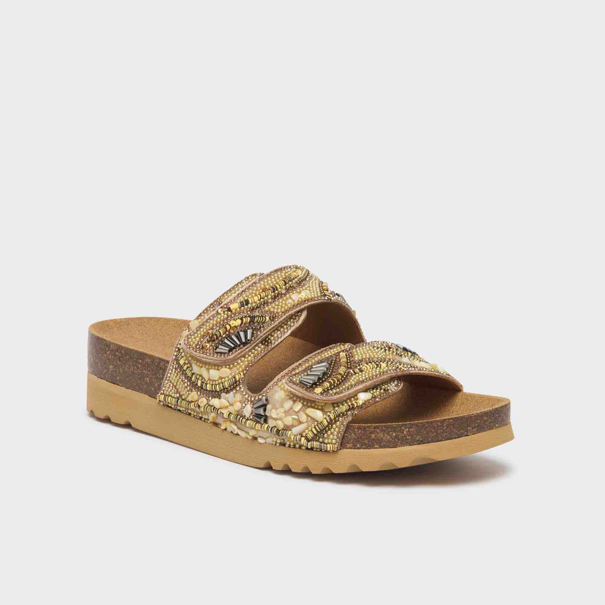 SCHOLL LISBOA 2 STRAPS BEIGE