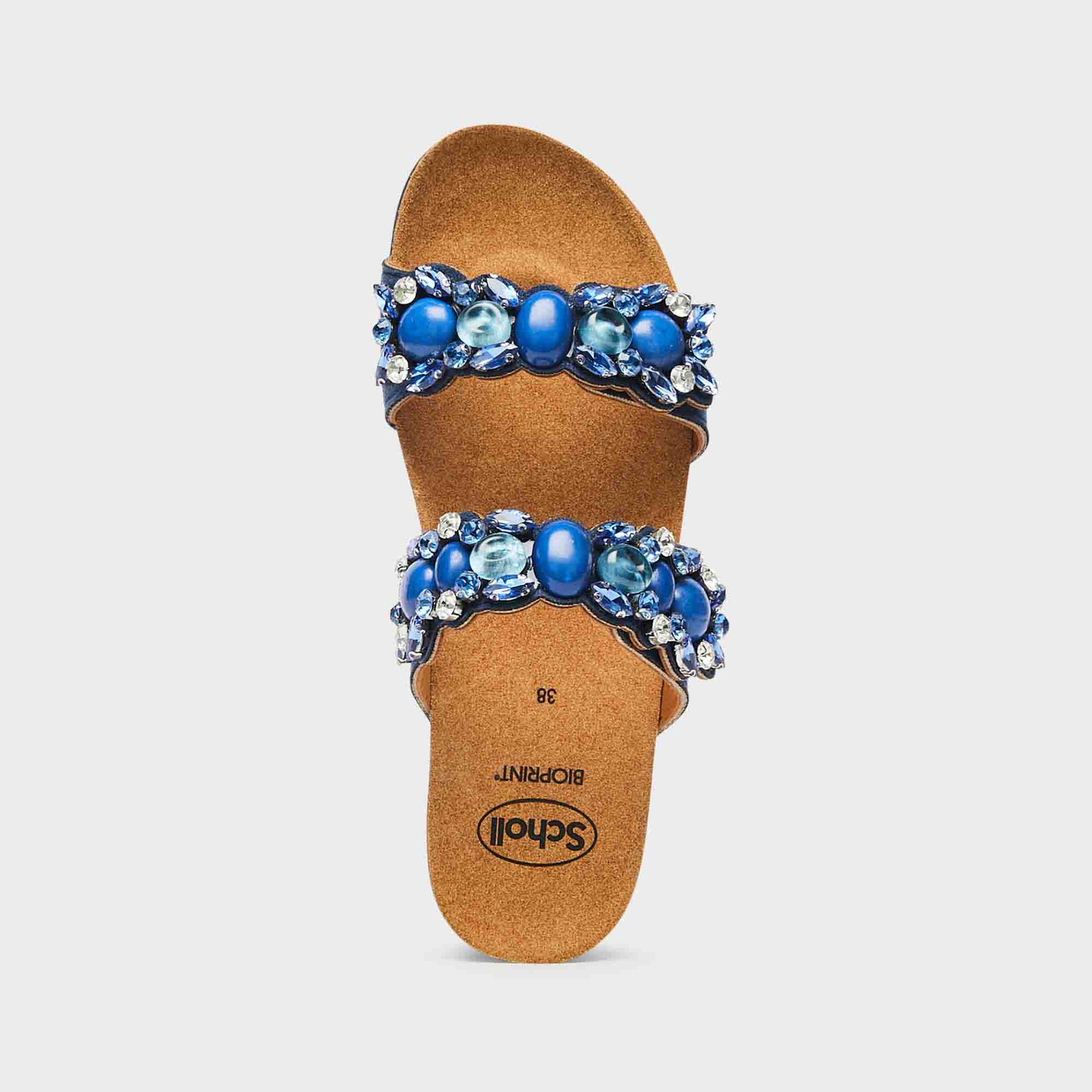 SCHOLL PALAU 2 STRAPS BLU