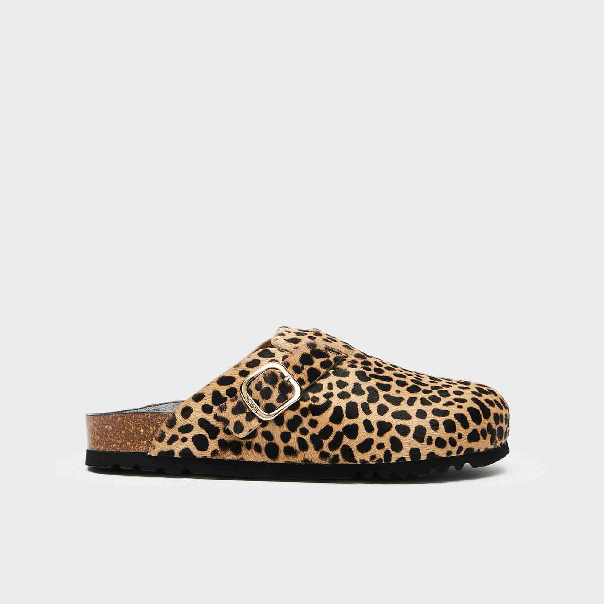 SCHOLL SABOT FAE LEOPARDO