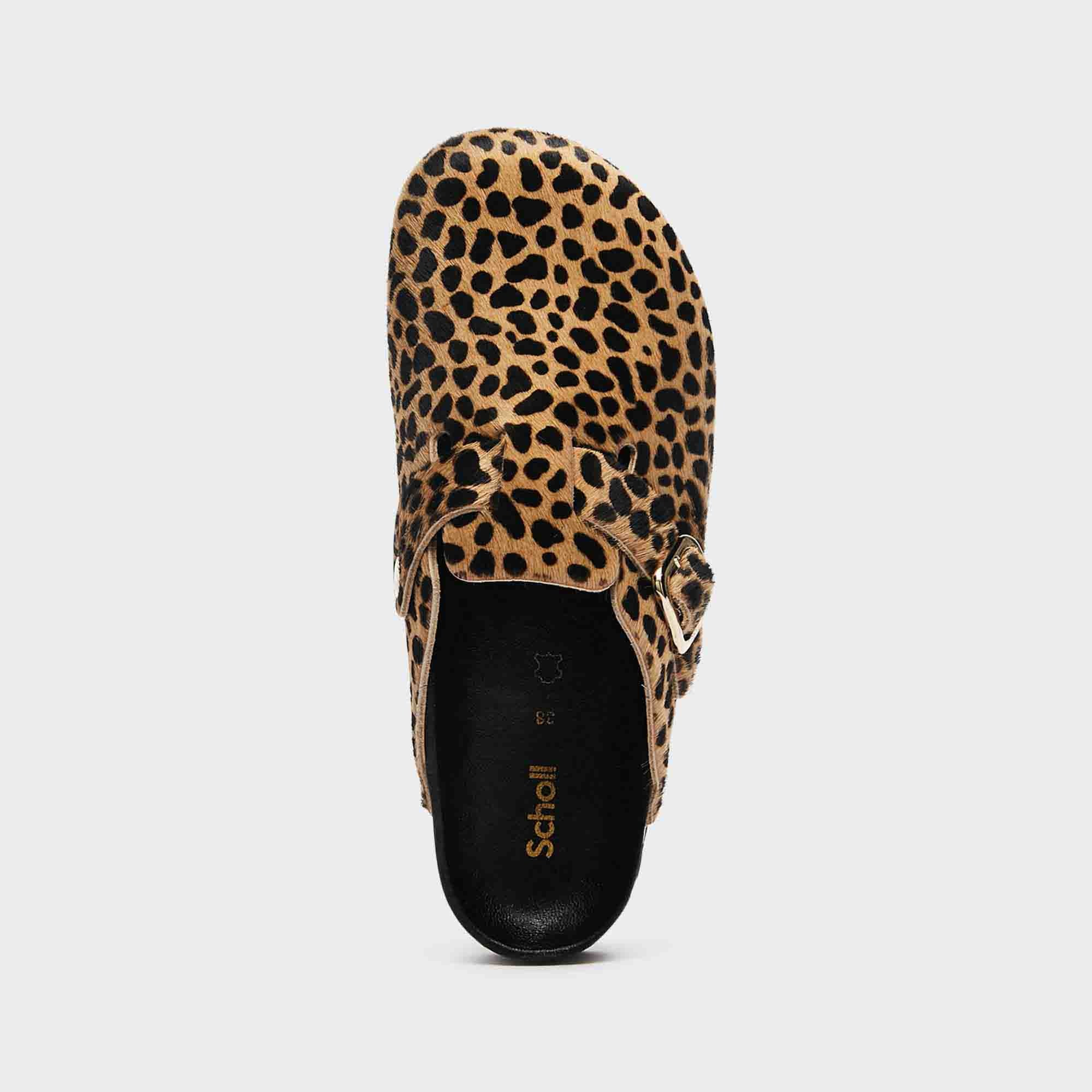 SCHOLL SABOT FAE LEOPARDO