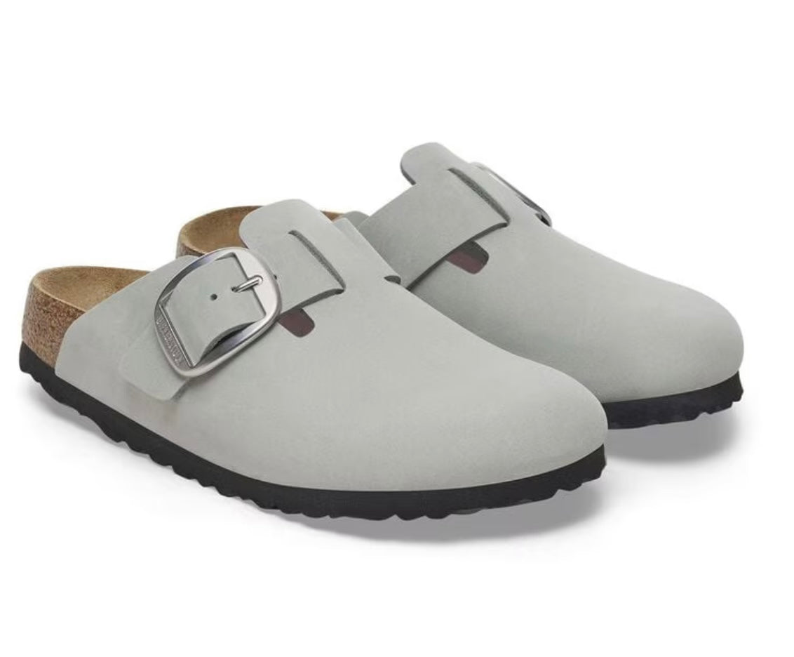 BIRKENSTOCK BOSTON BIG BUCKLE PURE SAGE