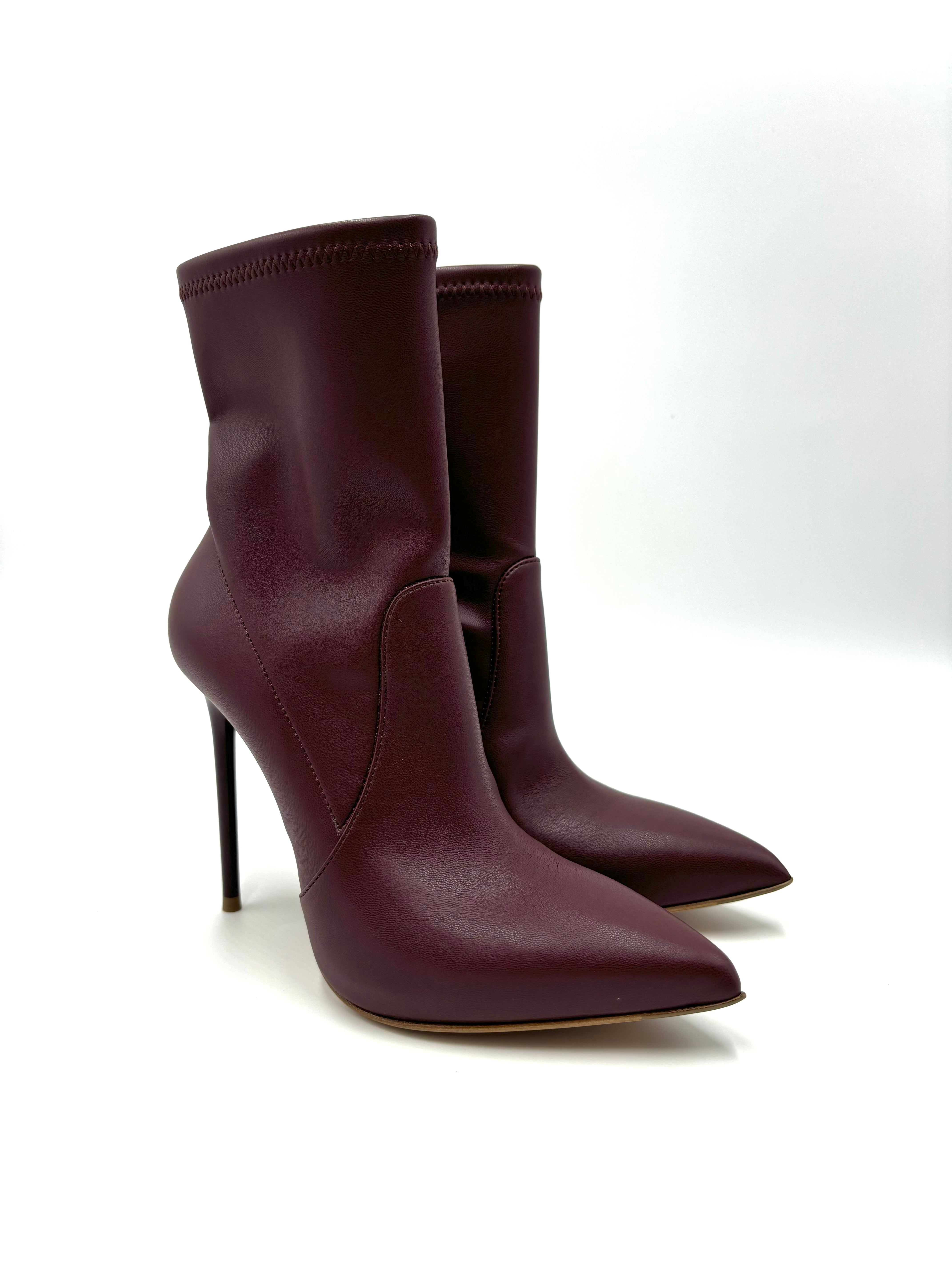LEVANTESI STIVALETTO TACCO SPILLO QYLMA23 SUPREME BORDEAUX