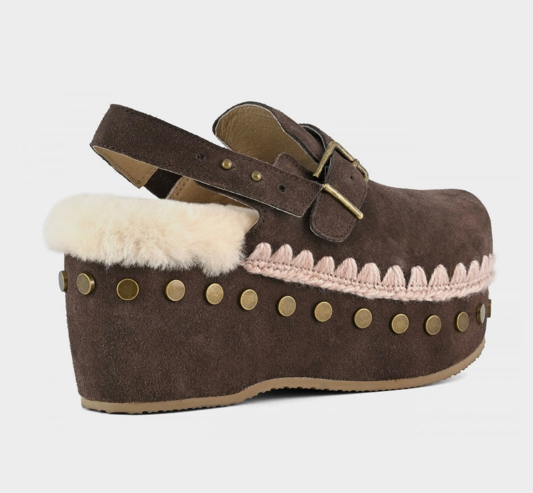 MOU CLOG BAG STRAP MOCHA MARRONE