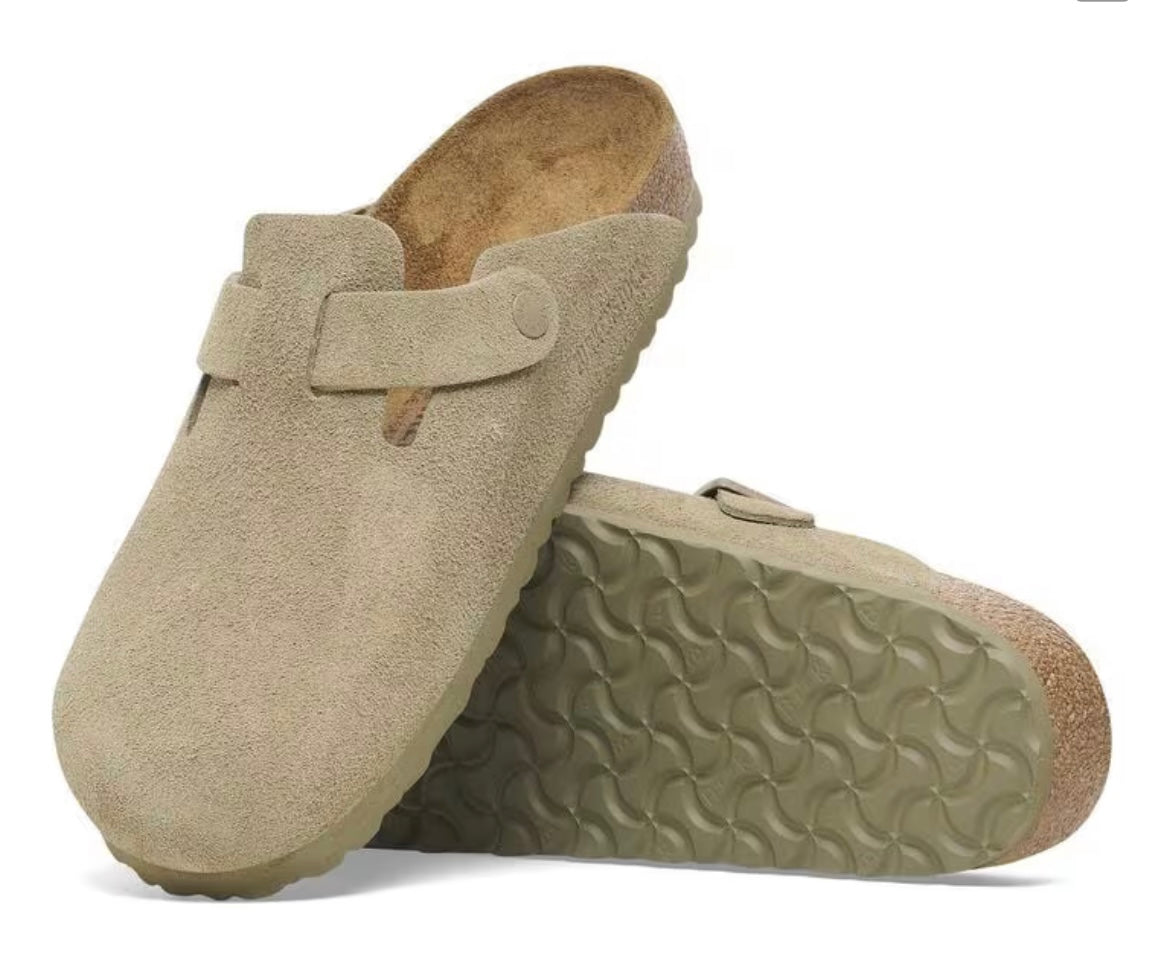 BIRKENSTOCK BOSTON FADED KAKI