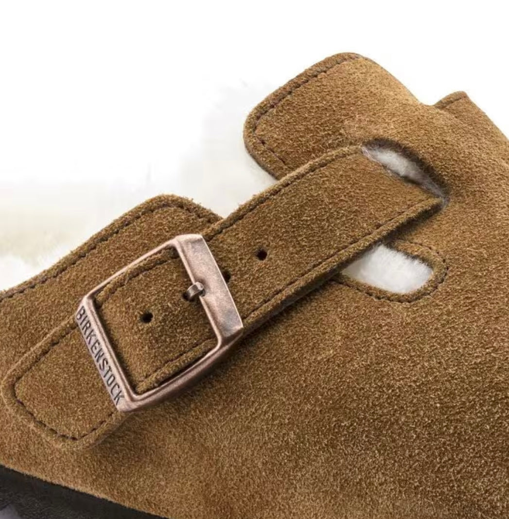BIRKENSTOCK BOSTON SHEARLING MINK