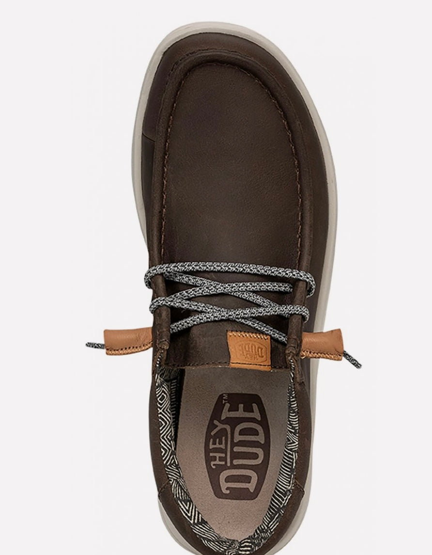 DUDE WALLY GRIP CRAFT LEATHER GREY