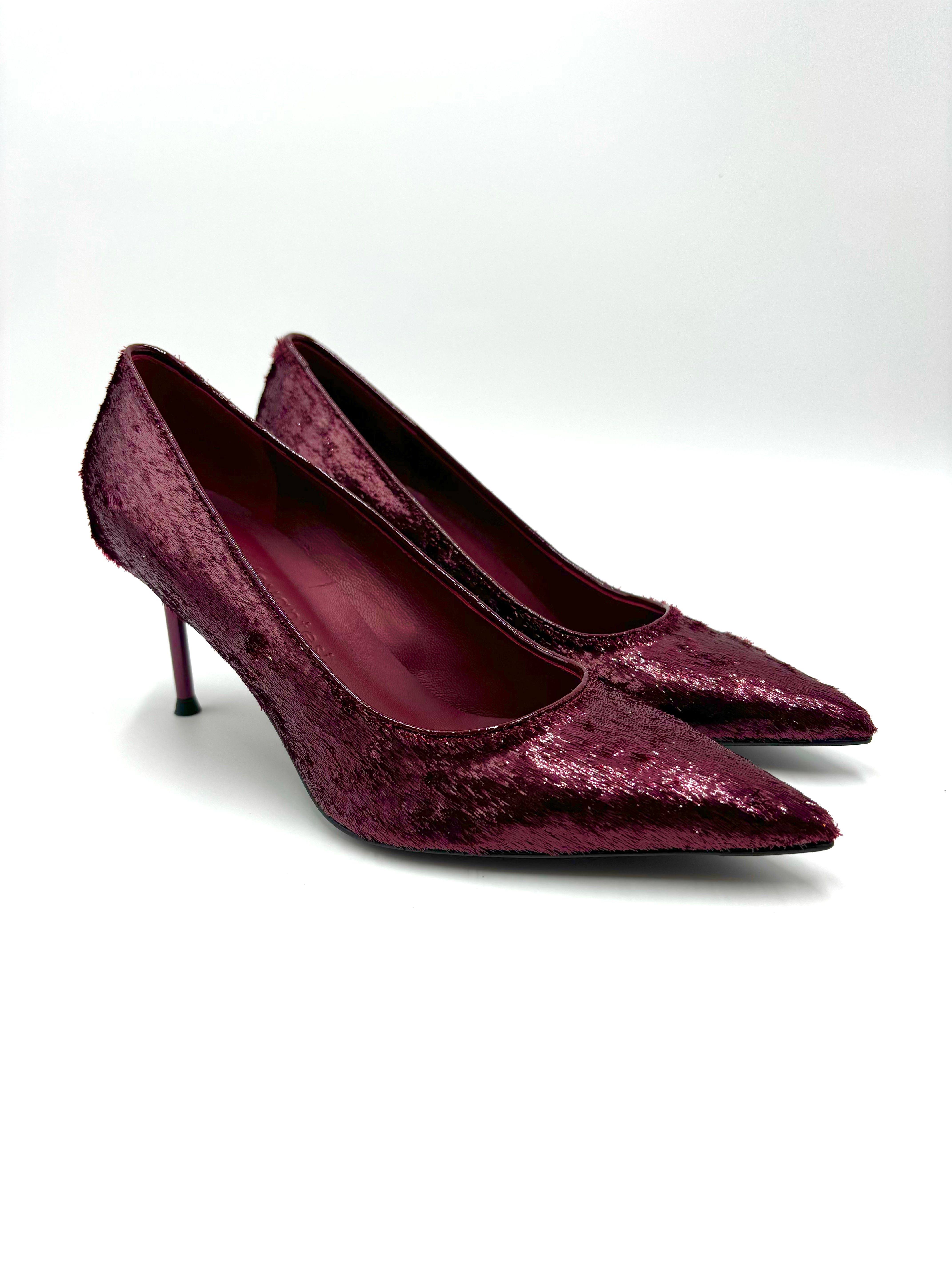 LEVANTESI DECOLLETE TACCO GLAM 5 ADA BORDEAUX