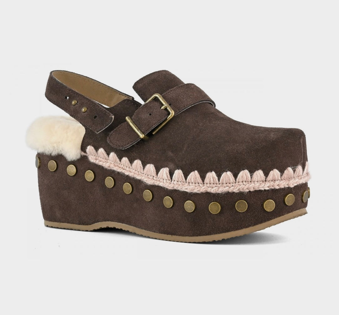 MOU CLOG BAG STRAP MOCHA MARRONE