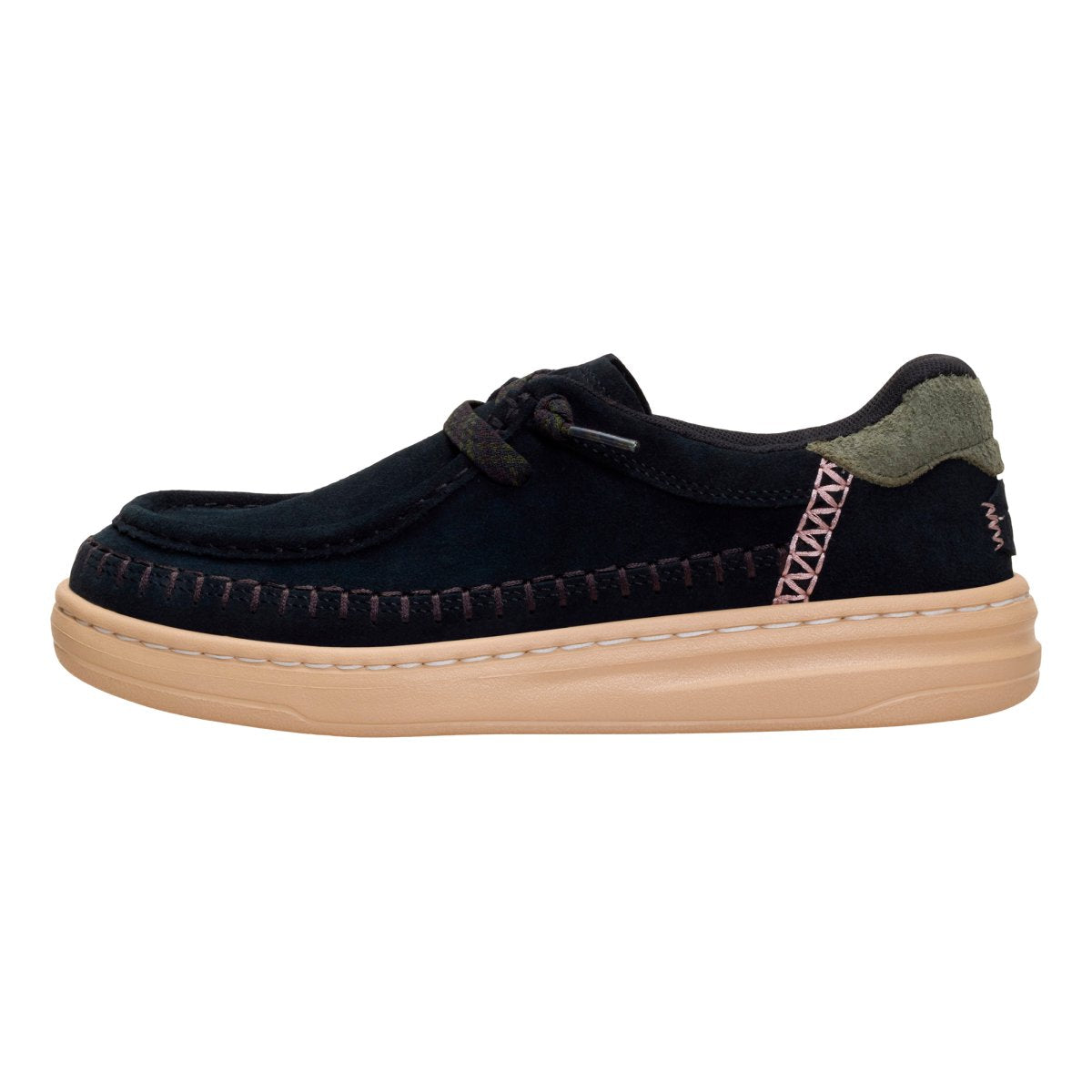 DUDE 45619 HARPER MOC CRAFTED SUEDE BLACK