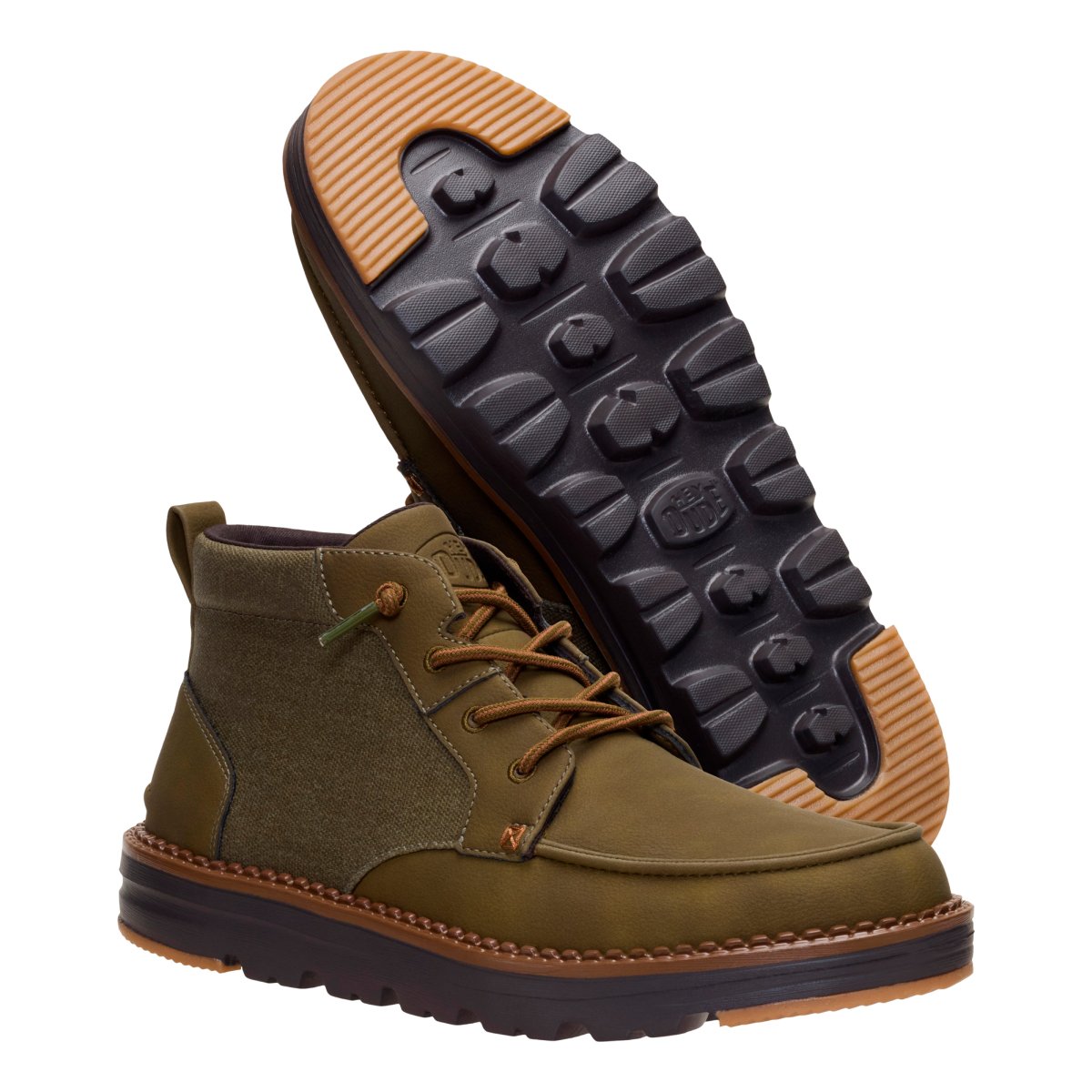 DUDE 45660 FLINT BOOT CLASSIC DARK OLIVE MULTI