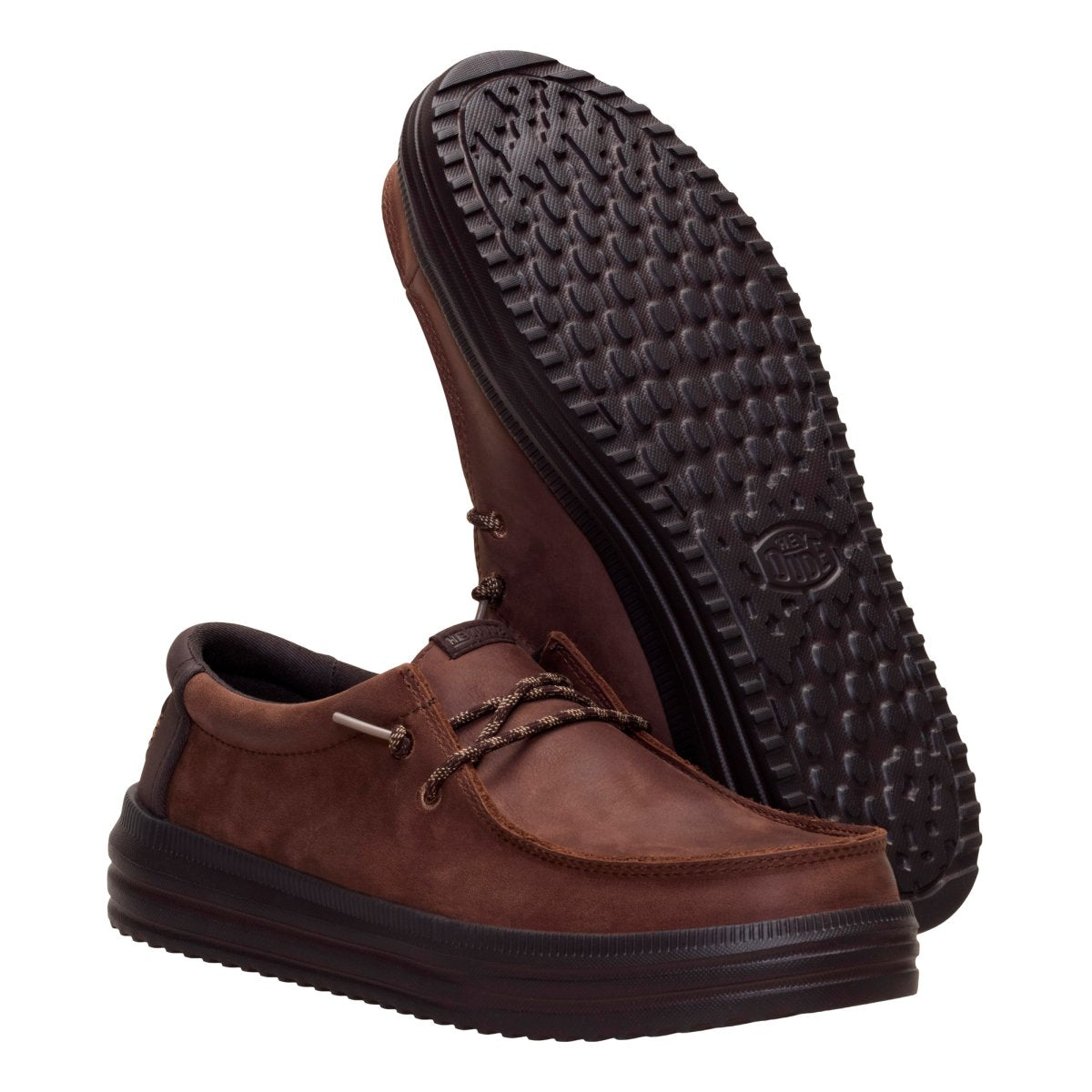 DUDE 45847 REV TUMBLED LEATHER SHAVED CHOCOLATE CHOCOLATE TORTE