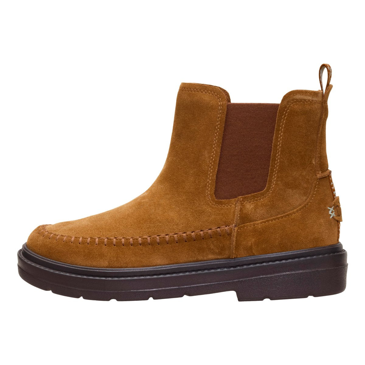 DUDE 45880 SIENNA CHELSEA BOOT SUEDE COGNAC