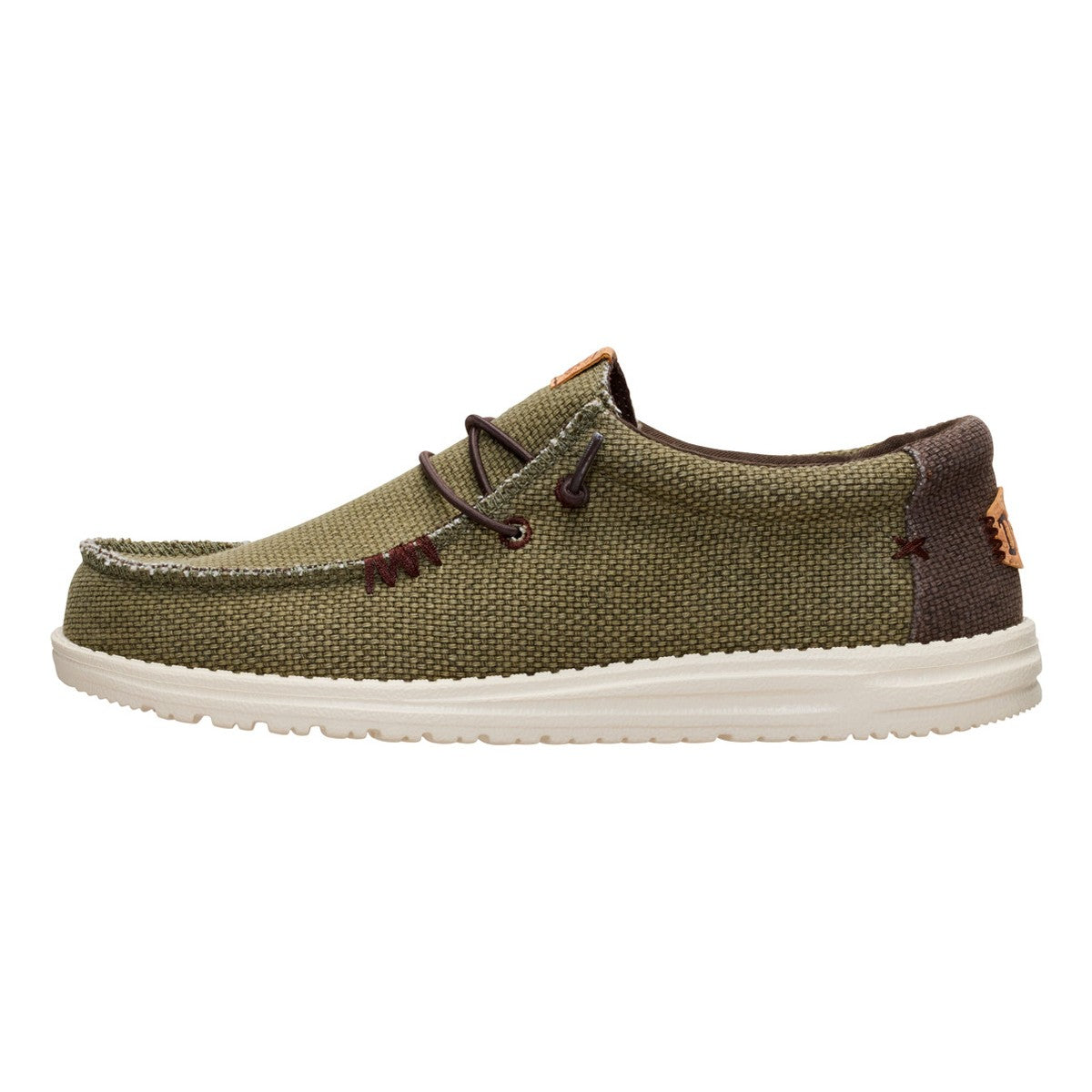 DUDE WALLY BRAIDED BURNT OLIVE DELICIOSO BROWN