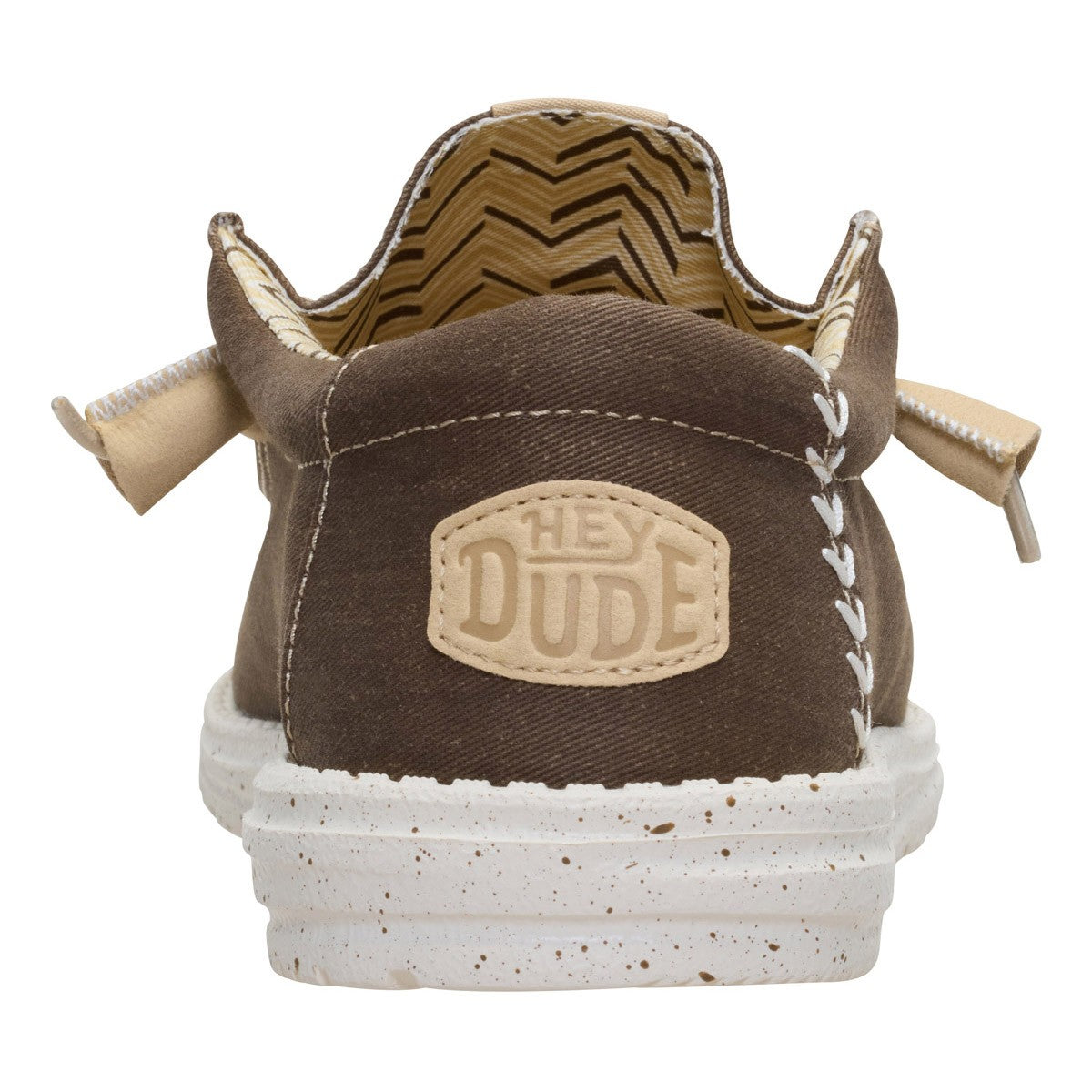 DUDE WALLY STRETCH CANVAS TEAK BROWN