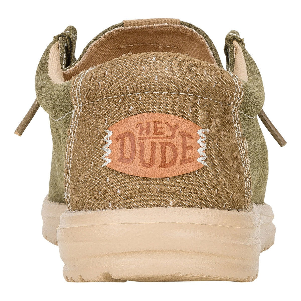 DUDE WALLY WORK WEAR DUSKY GREEN IRISH CREAM