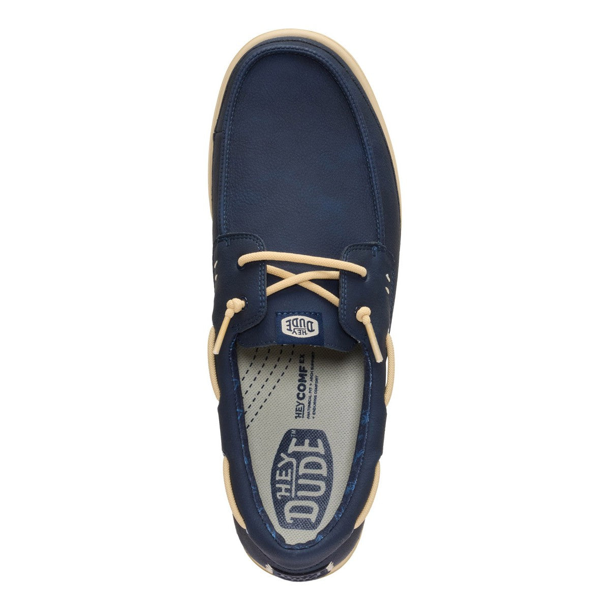 DUDE HARBOR LO CLASSIC NAVY BLAZER BOULDER TAN