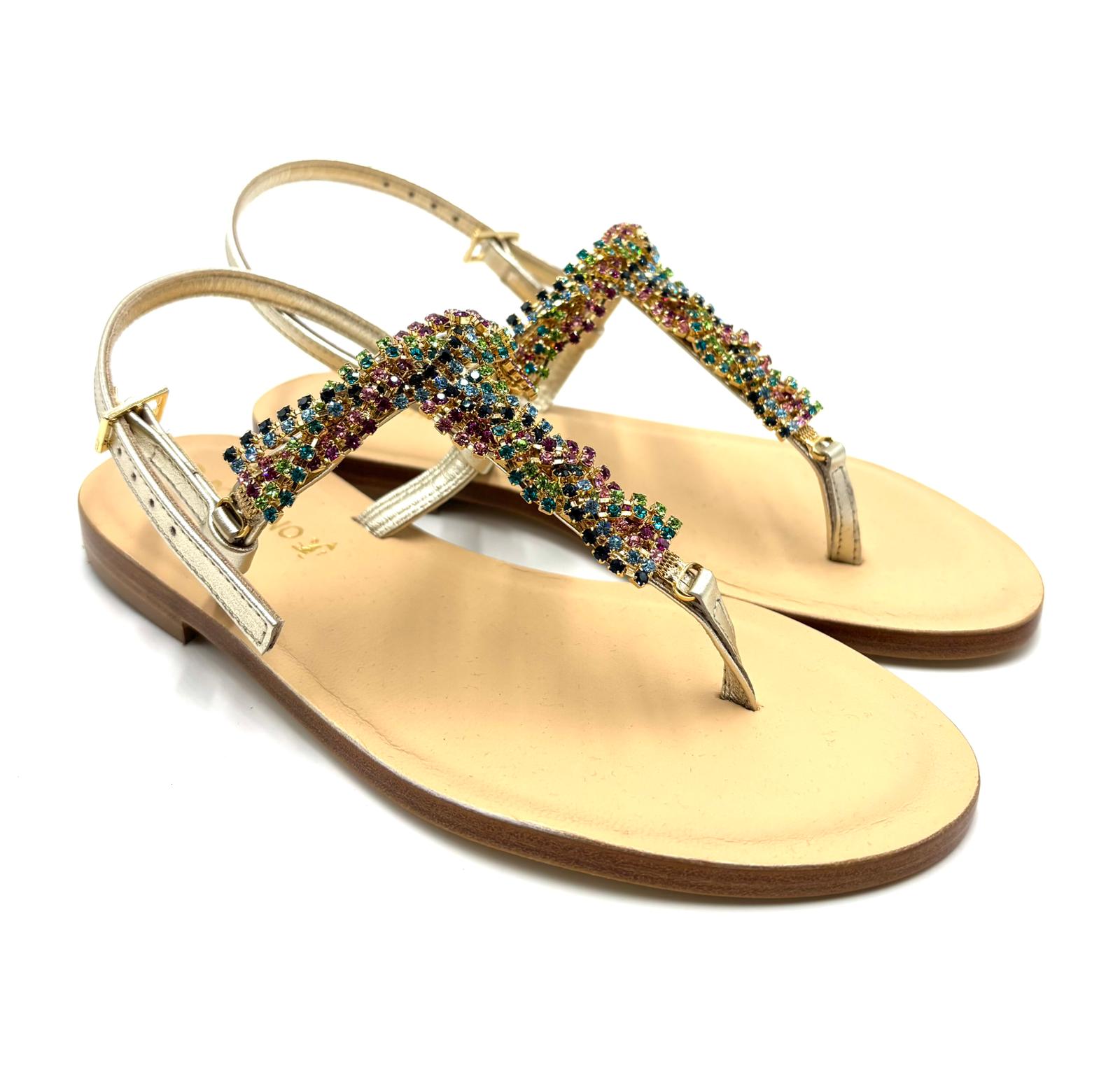 POSITANO SANDALO INFRADITO PIETRE PREZIOSE 2016