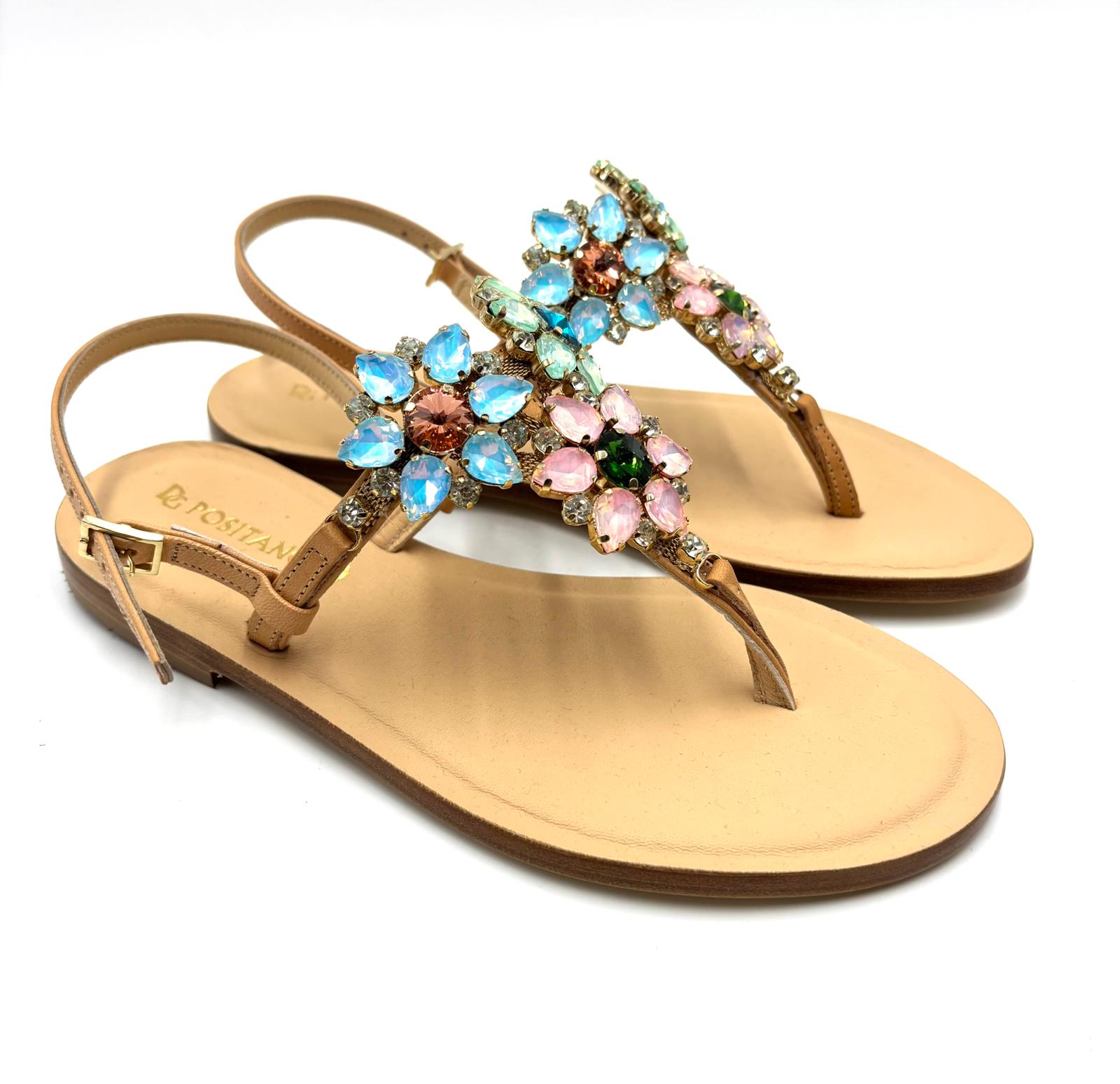 POSITANO SANDALO INFRADITO PIETRE PREZIOSE 2000