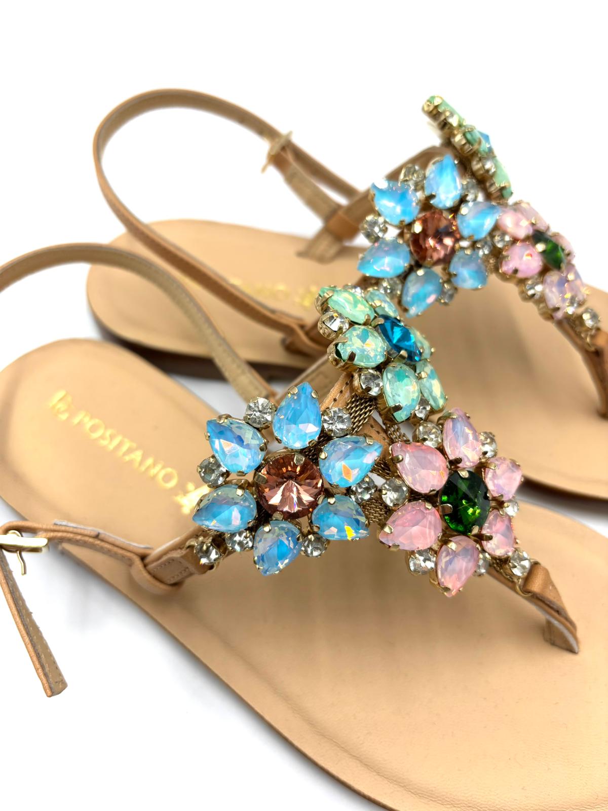 POSITANO SANDALO INFRADITO PIETRE PREZIOSE 2000