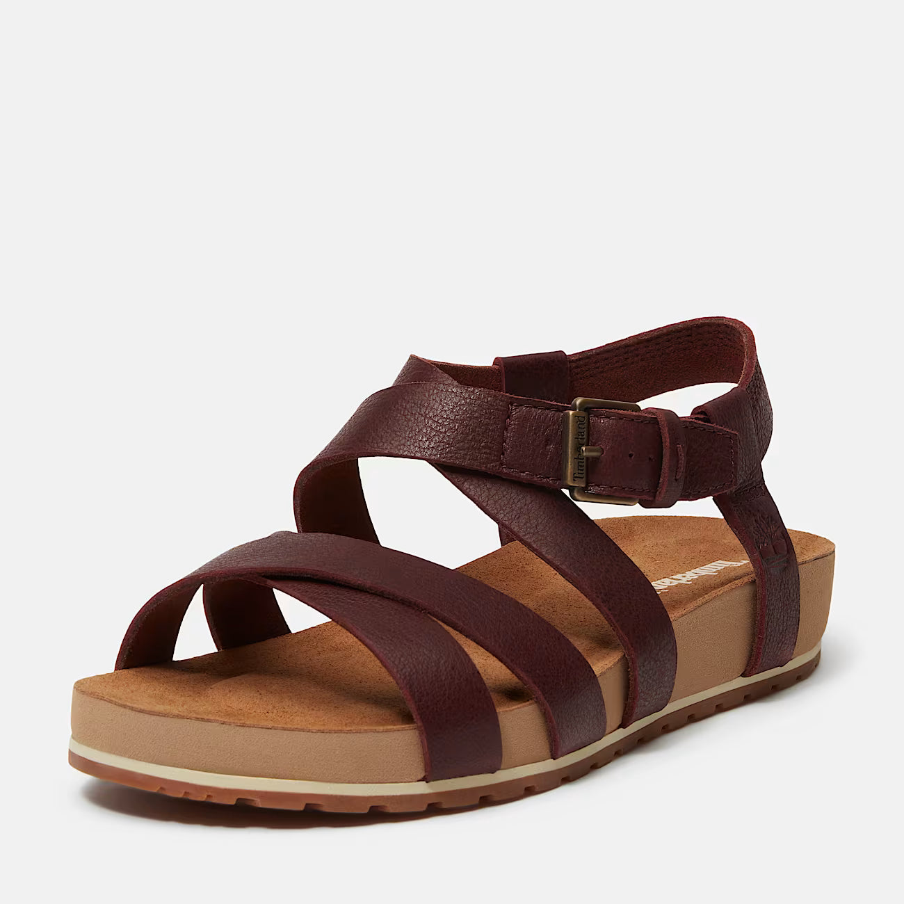 TIMBERLAND SANDALO MALIBU WAVES BACKSTRAP SANDAL BURGUNDY NUBUCK