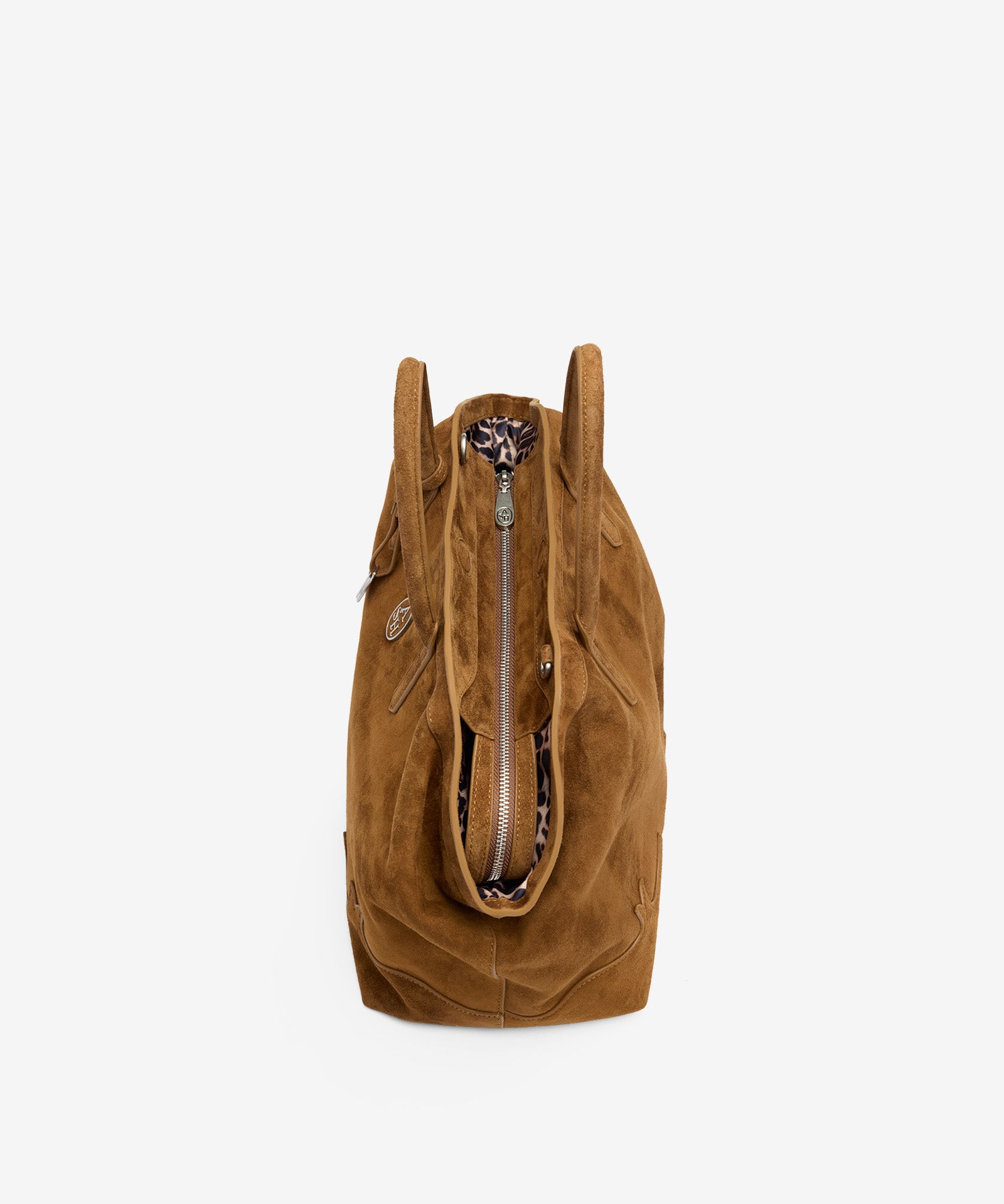 ASH BORSA IN PELLE SUEDE JAQUELINE TEXAS SADDLE