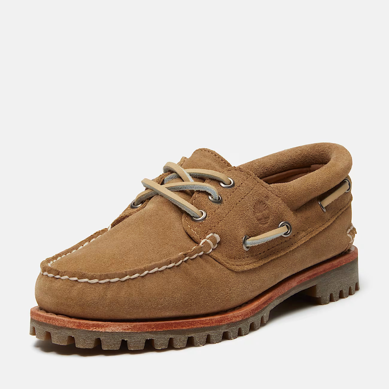 TIMBERLAND VELA WOMEN AUTHENTIC BOAT SHOE MEDIUM BEIGE SUEDE