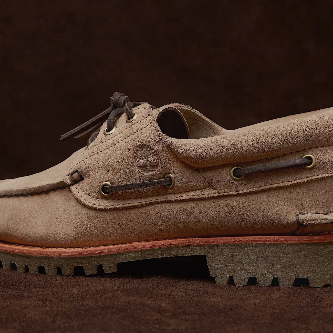 TIMBERLAND Scarpa da Barca Timberland® Authentic BOAT SHOE TAUPE SUEDE