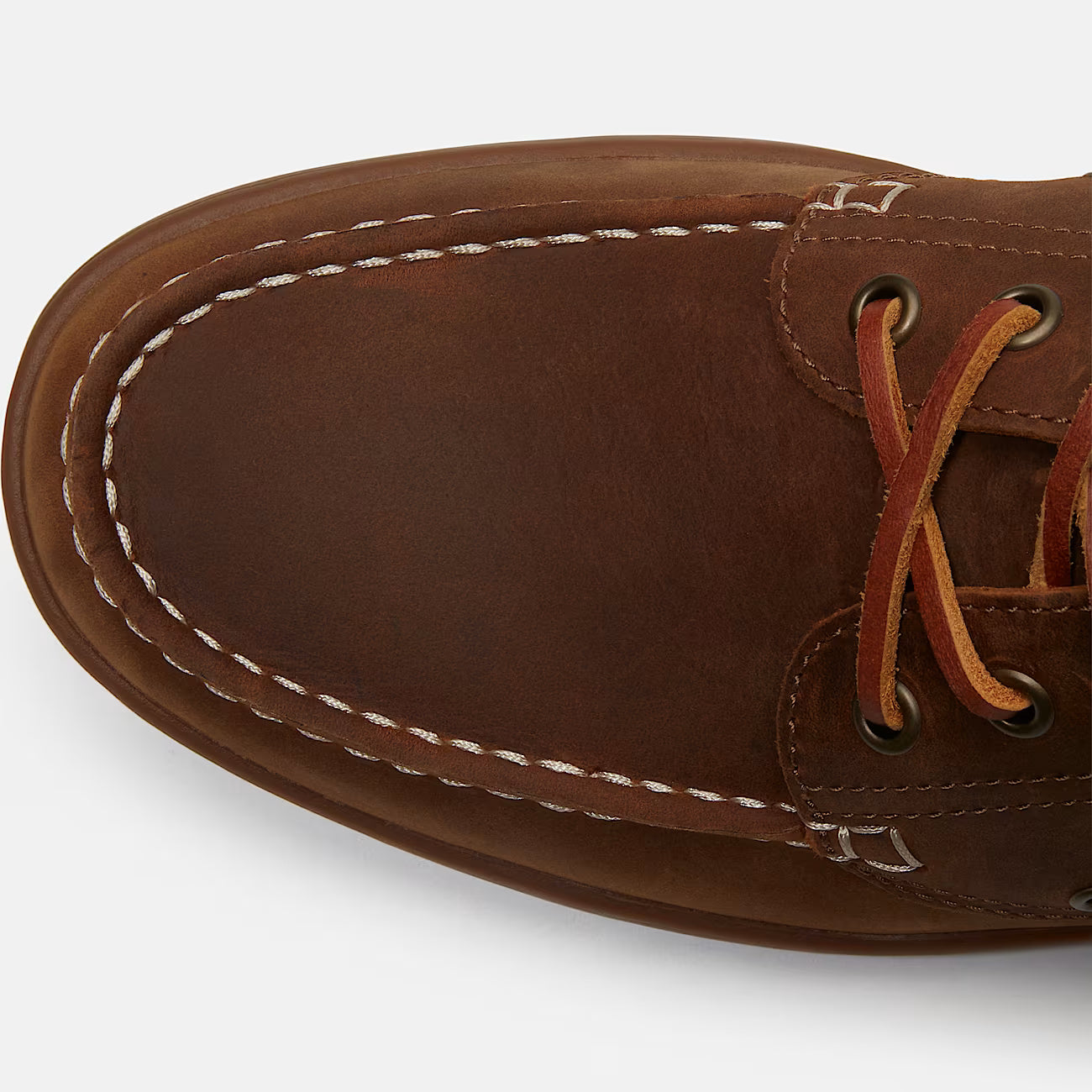 TIMBERLAND VELA PORTOFINO PIER BOAT SHOE TAUPE FULL GRAIN