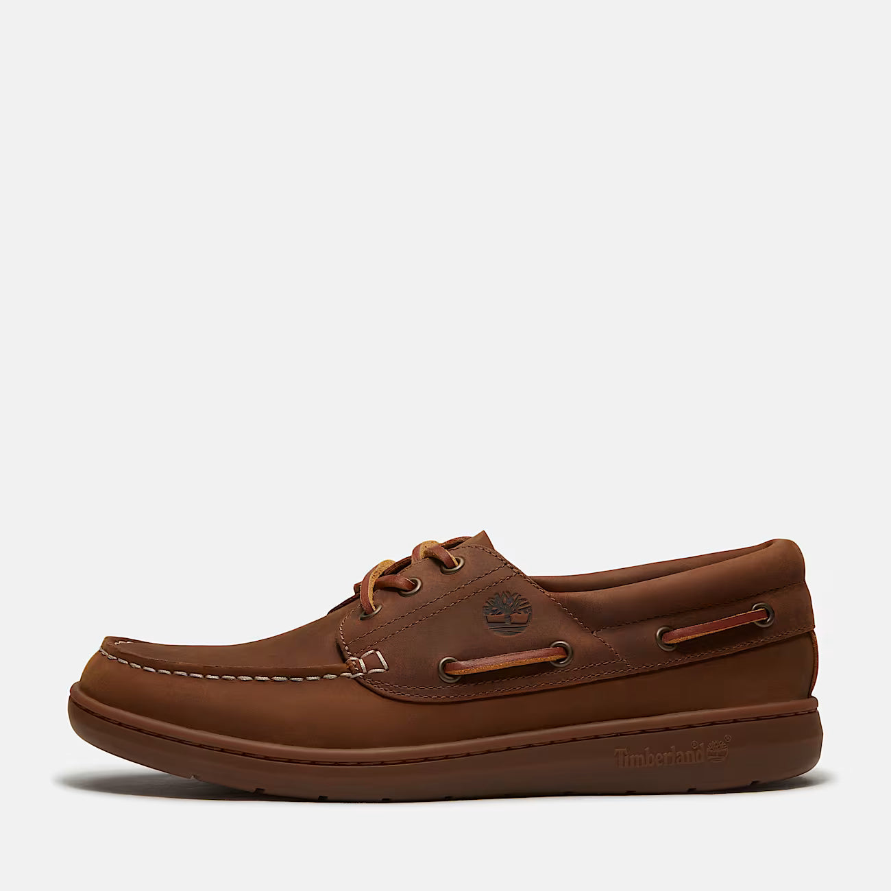 TIMBERLAND VELA PORTOFINO PIER BOAT SHOE TAUPE FULL GRAIN