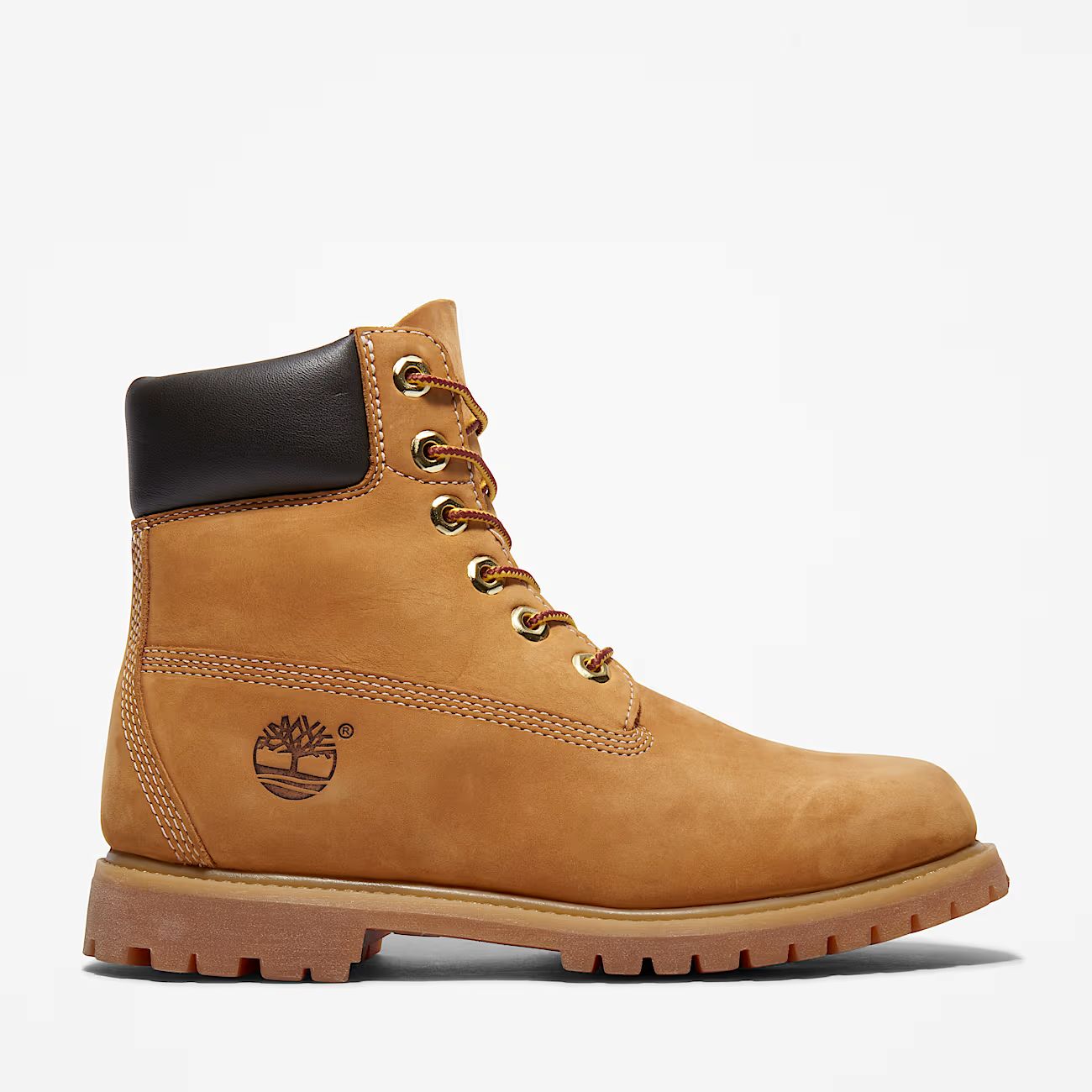 TIMBERLAND PREMIUM 6 INCH LACE UP WATERPROOF BOOT WHEAT GIALLO