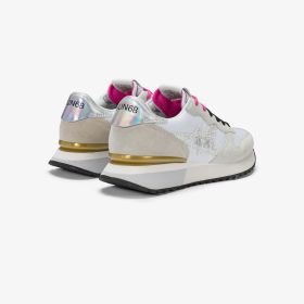 SUN 68 Z36214 STARGIRL GLITTER LOGO 01 BIANCO