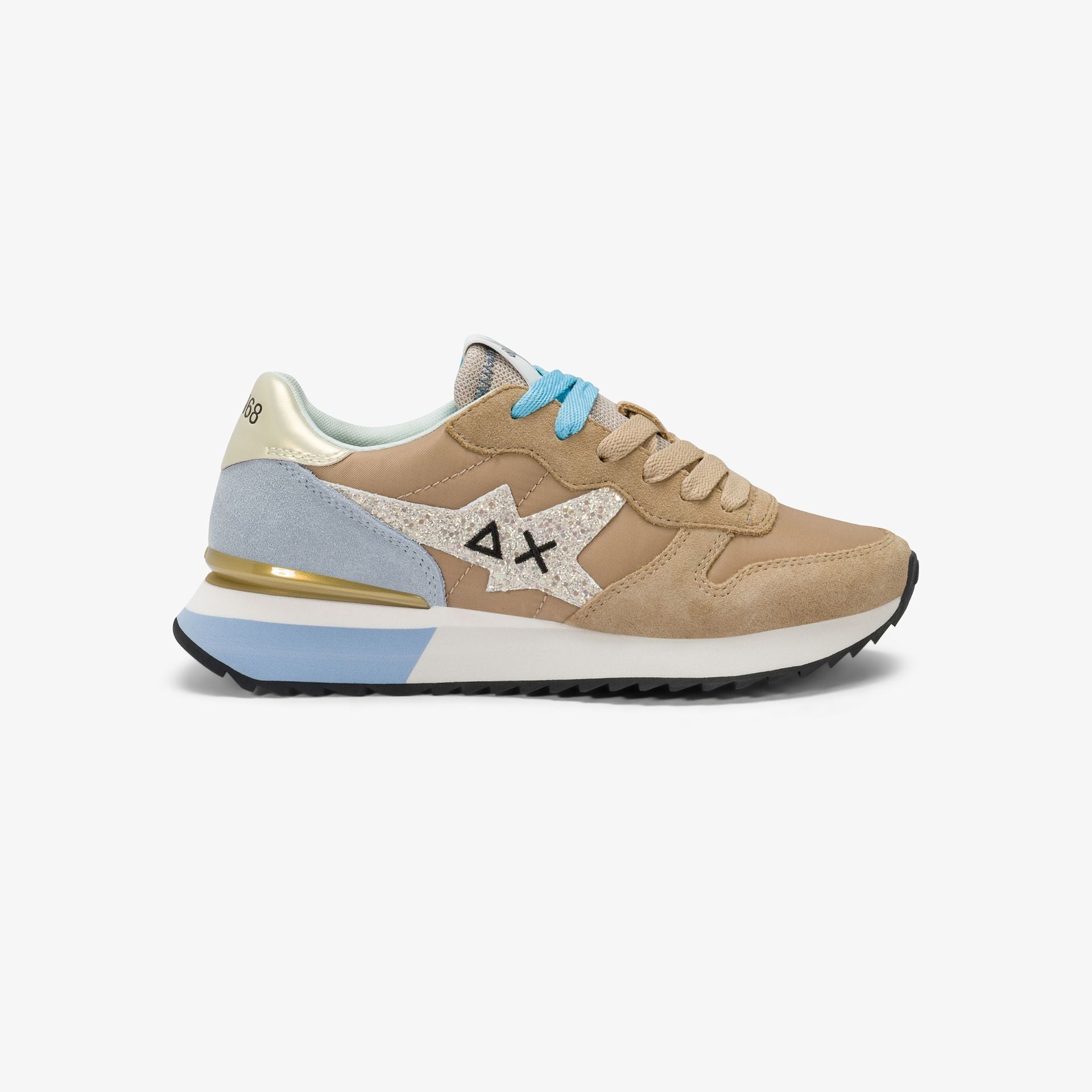 SUN 68 Z36214 STARGIRL GLITTER LOGO 16 BEIGE