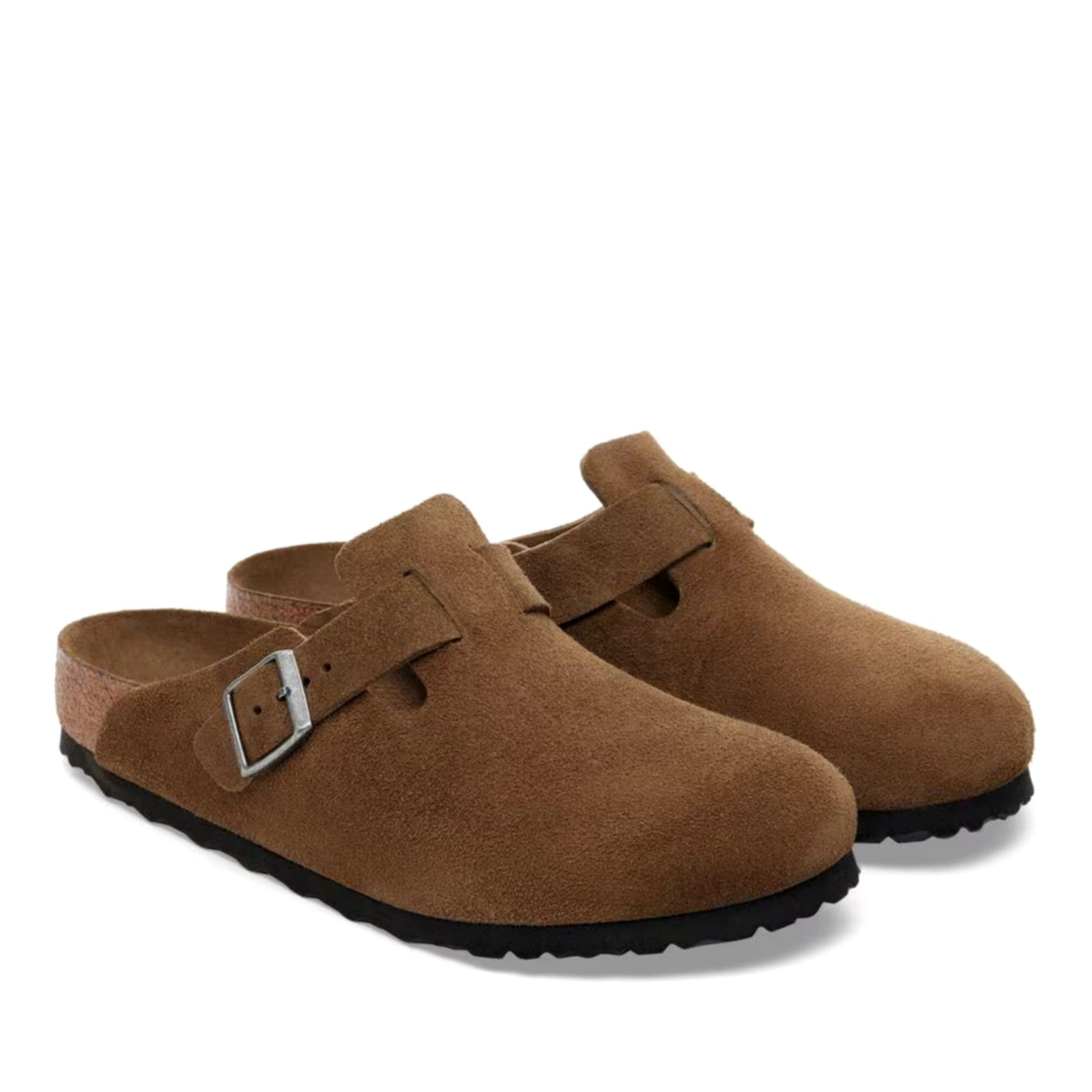 BIRKENSTOCK BOSTON DARK TEA SFB palntare soft