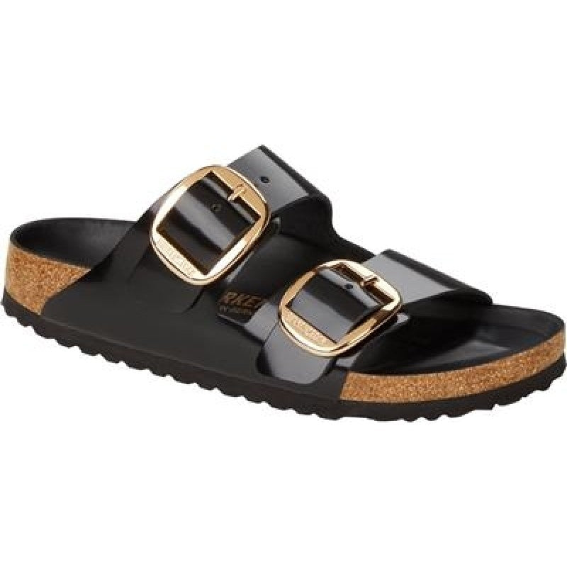 BIRKENSTOCK ARIZONA BIG BUCKLE SHINE BLACK